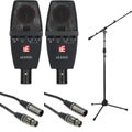 Photo of sE Electronics sE4400 Large-diaphragm Condenser Microphone with Stand and Cables - Matched Pair