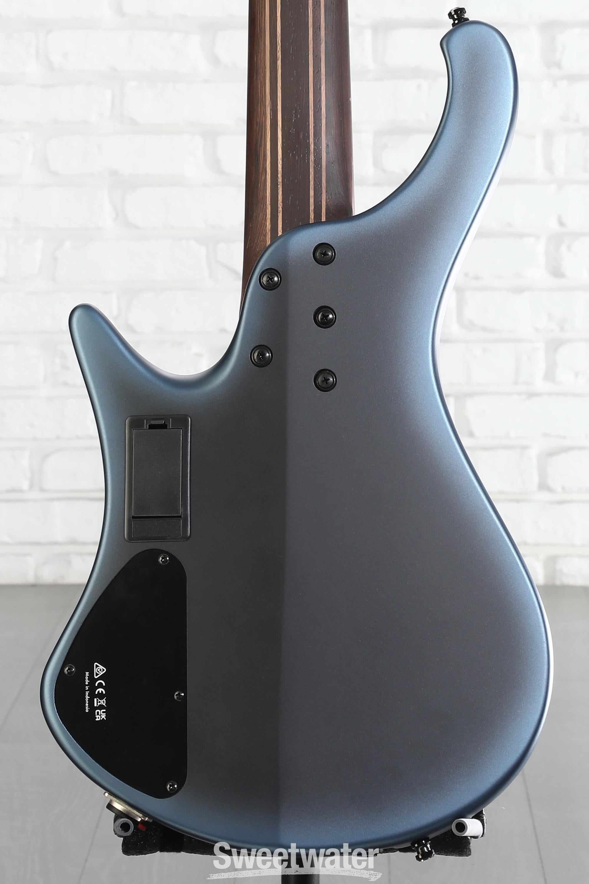 Ibanez Bass Workshop EHB5MSBSP 5-string Multi-scale Bass Guitar - Midnight Arctic Ocean Matte