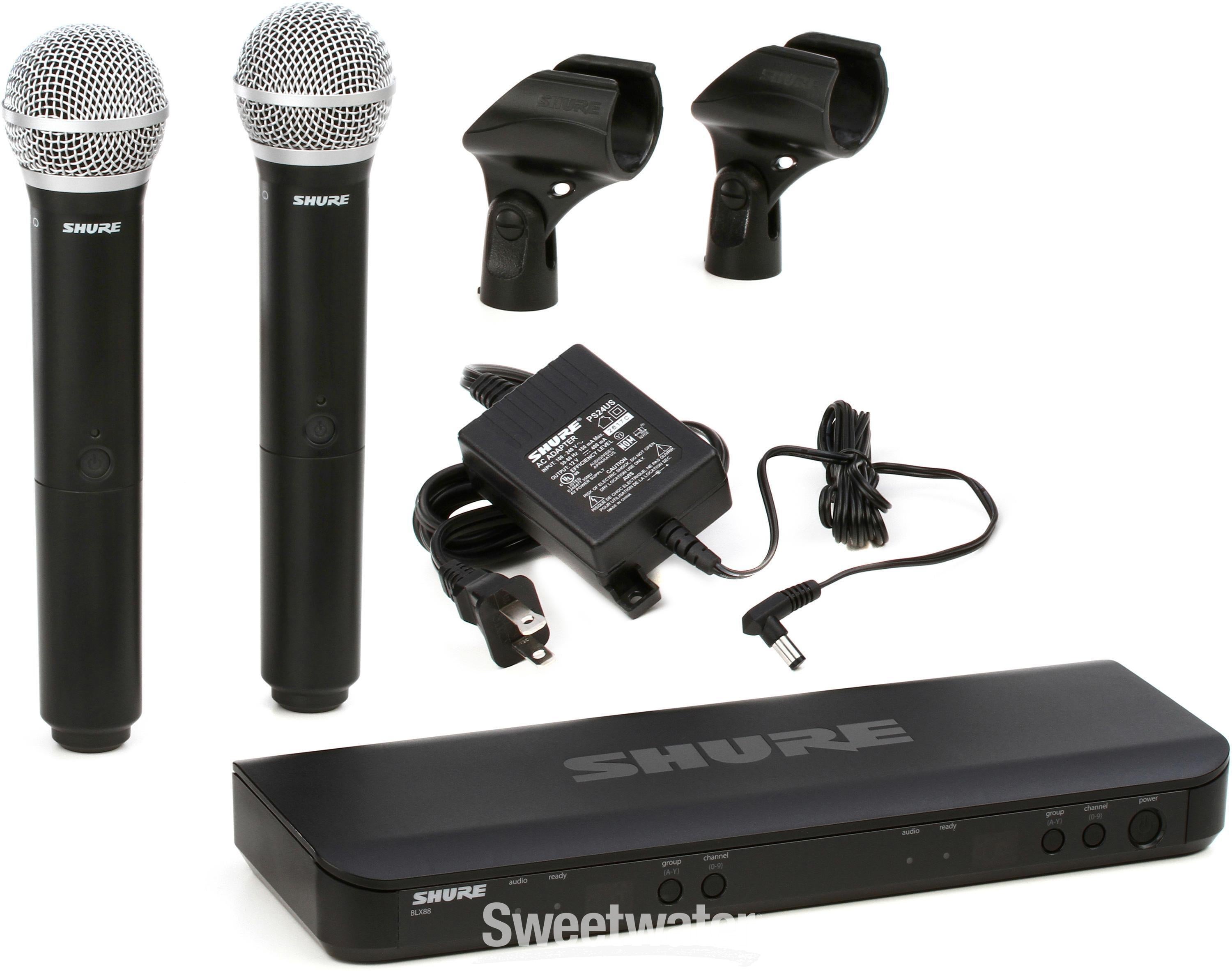 Shure BLX288/SM58 Digital Wireless Dual Handheld System