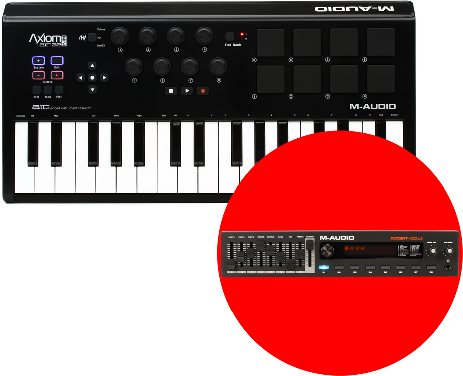 M-Audio Axiom AIR Mini 32 32-key Keyboard Controller | Sweetwater