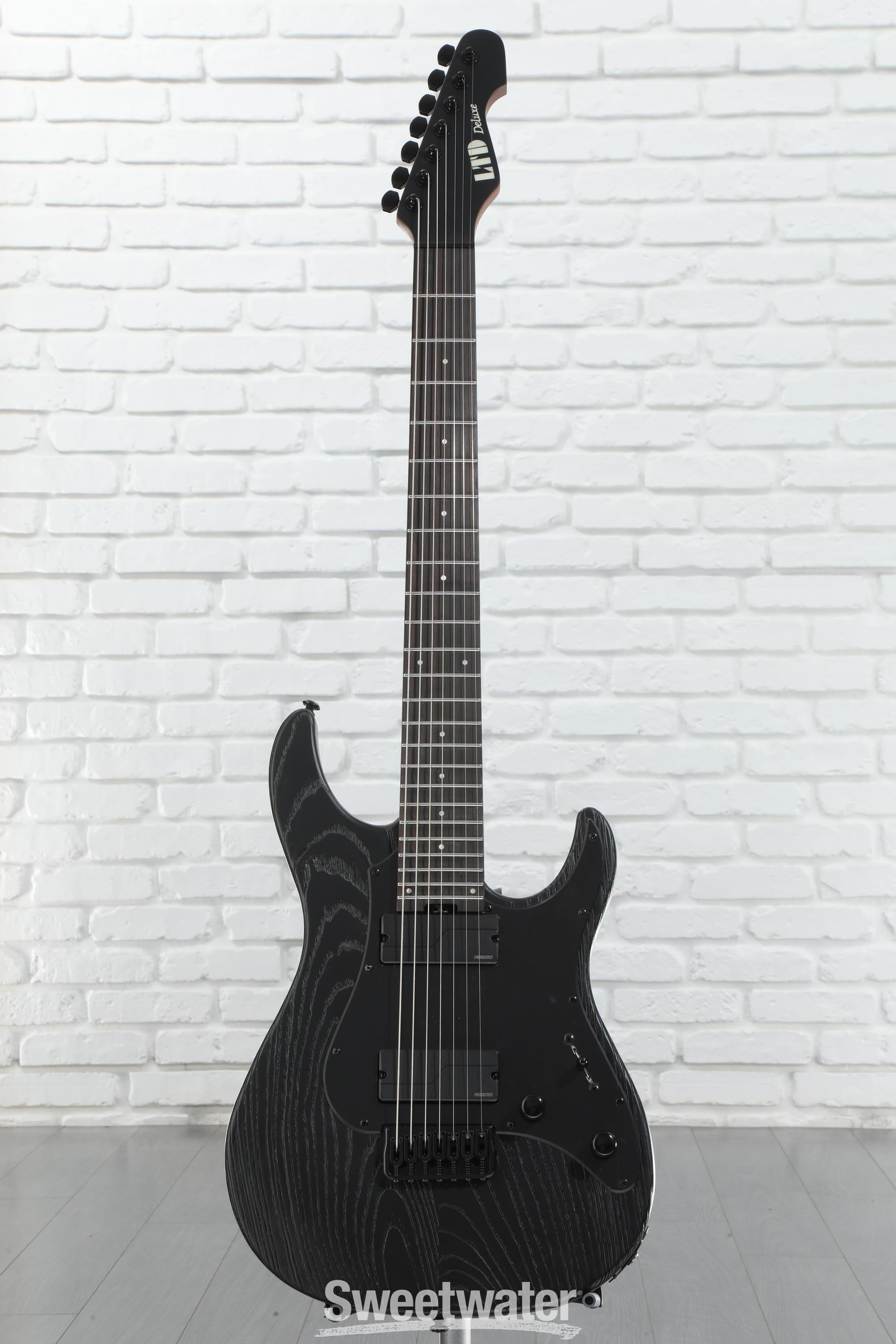 ESP LTD SN-1007 HT Baritone Electric Guitar - Black Blast ESP LTD SN-1007 HT Baritone Electric Guitar - Black Blast