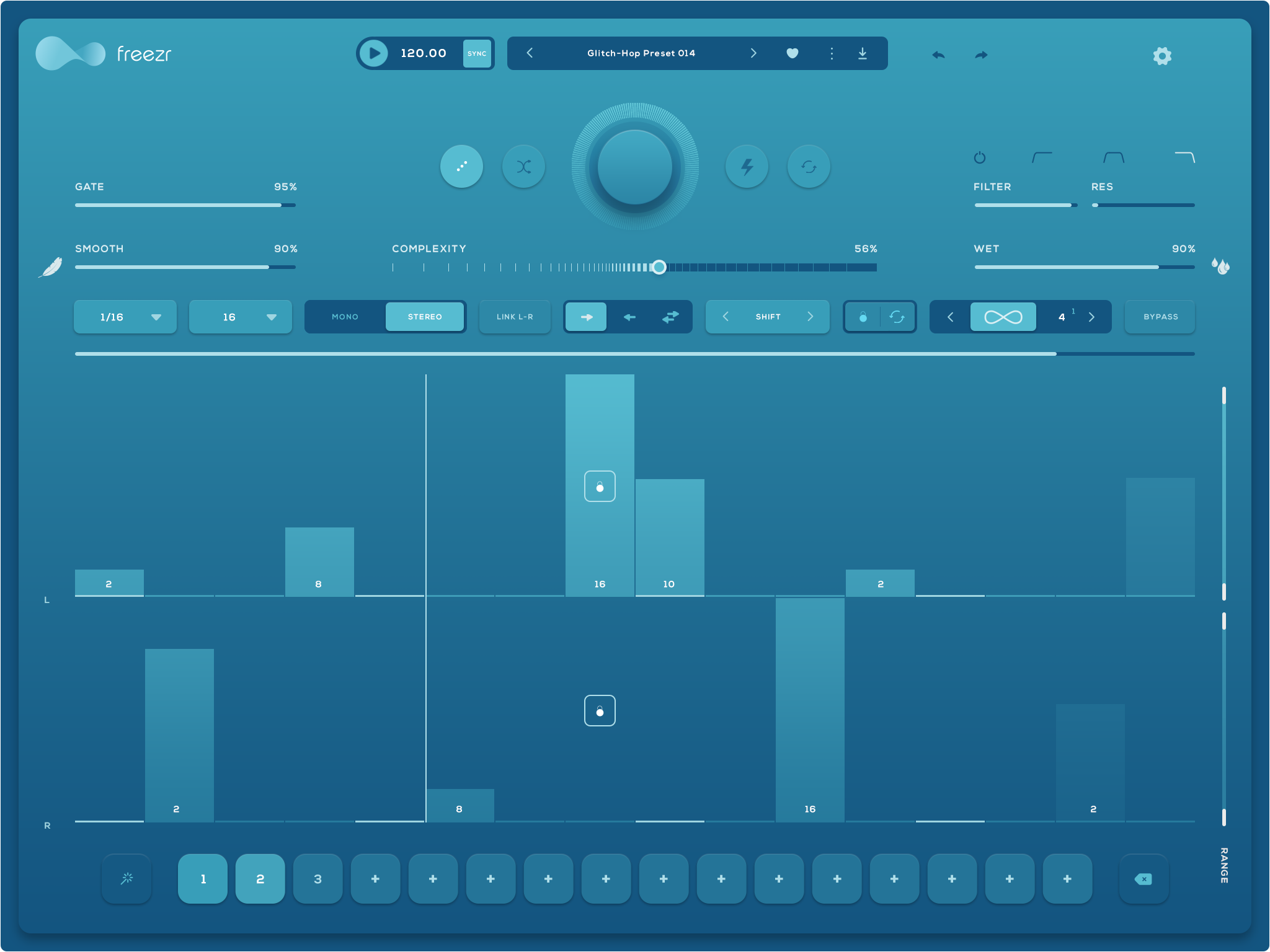 Audiomodern Freezr Freeze Sequencer Plugin Sweetwater
