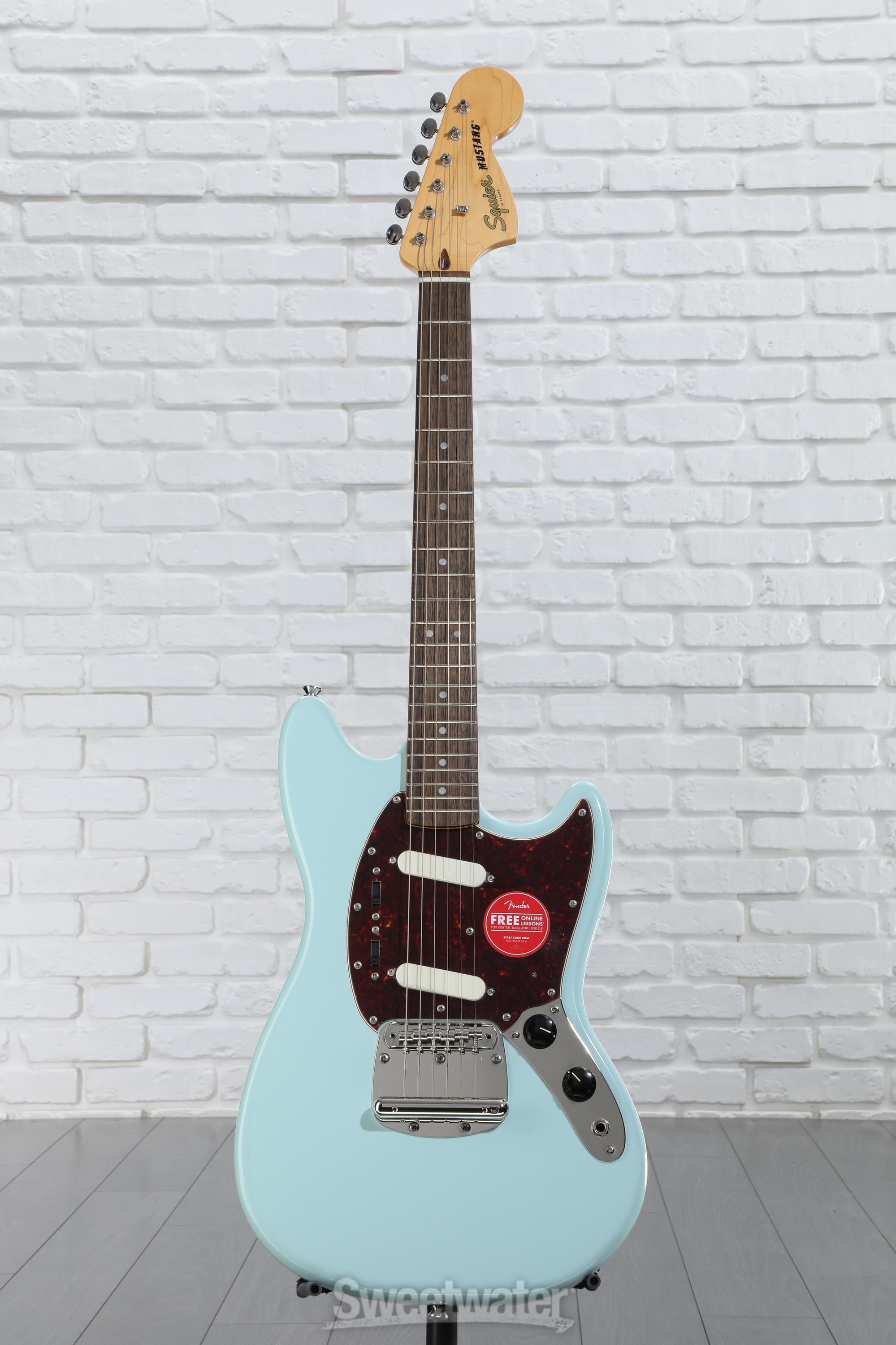 ギター Squier classicvibe mustang Squier Classic Vibe '60s Mustang Electric Guitar - Sonic