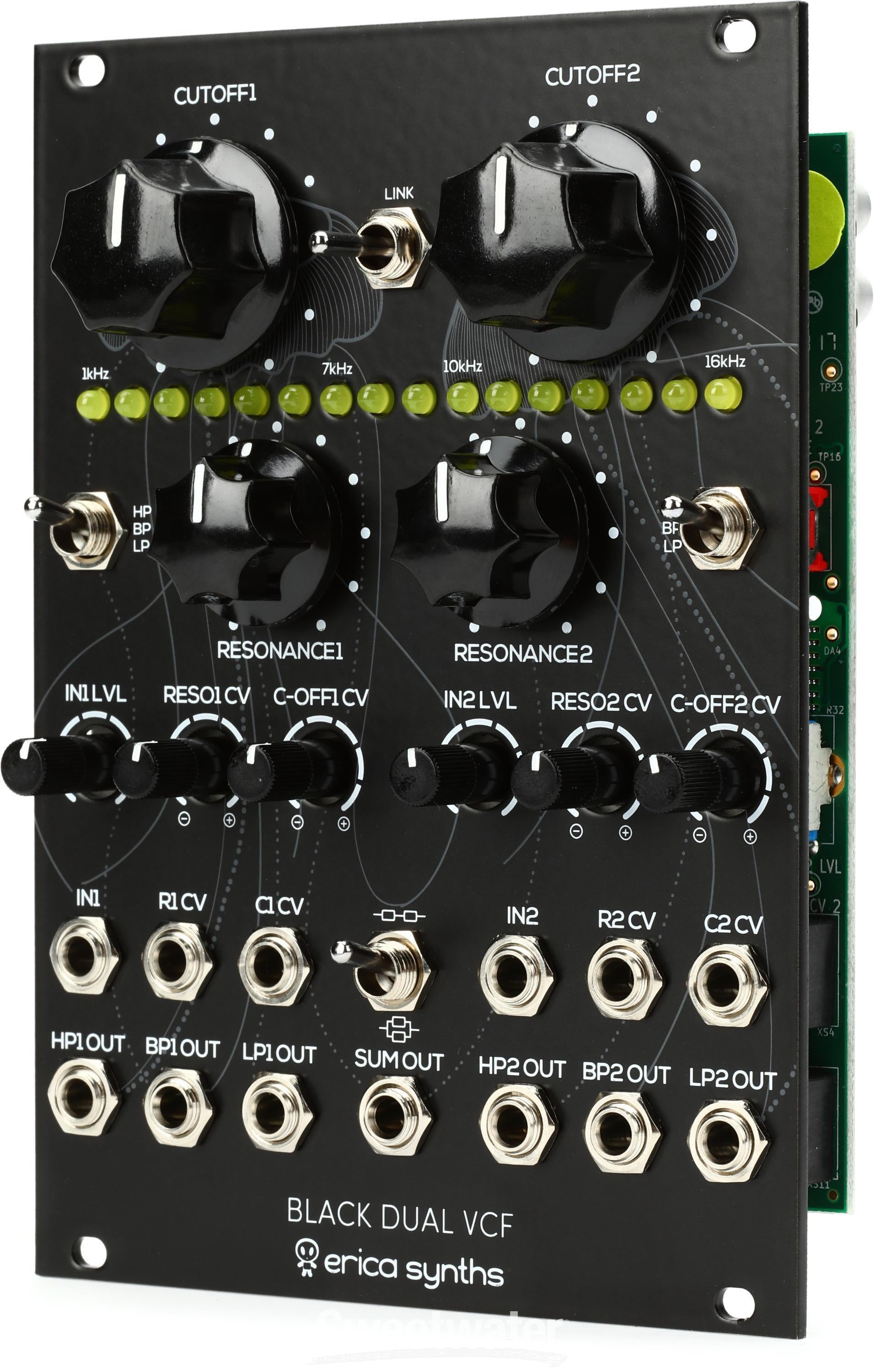 Erica Synths Black Dual VCF Eurorack Filter Module