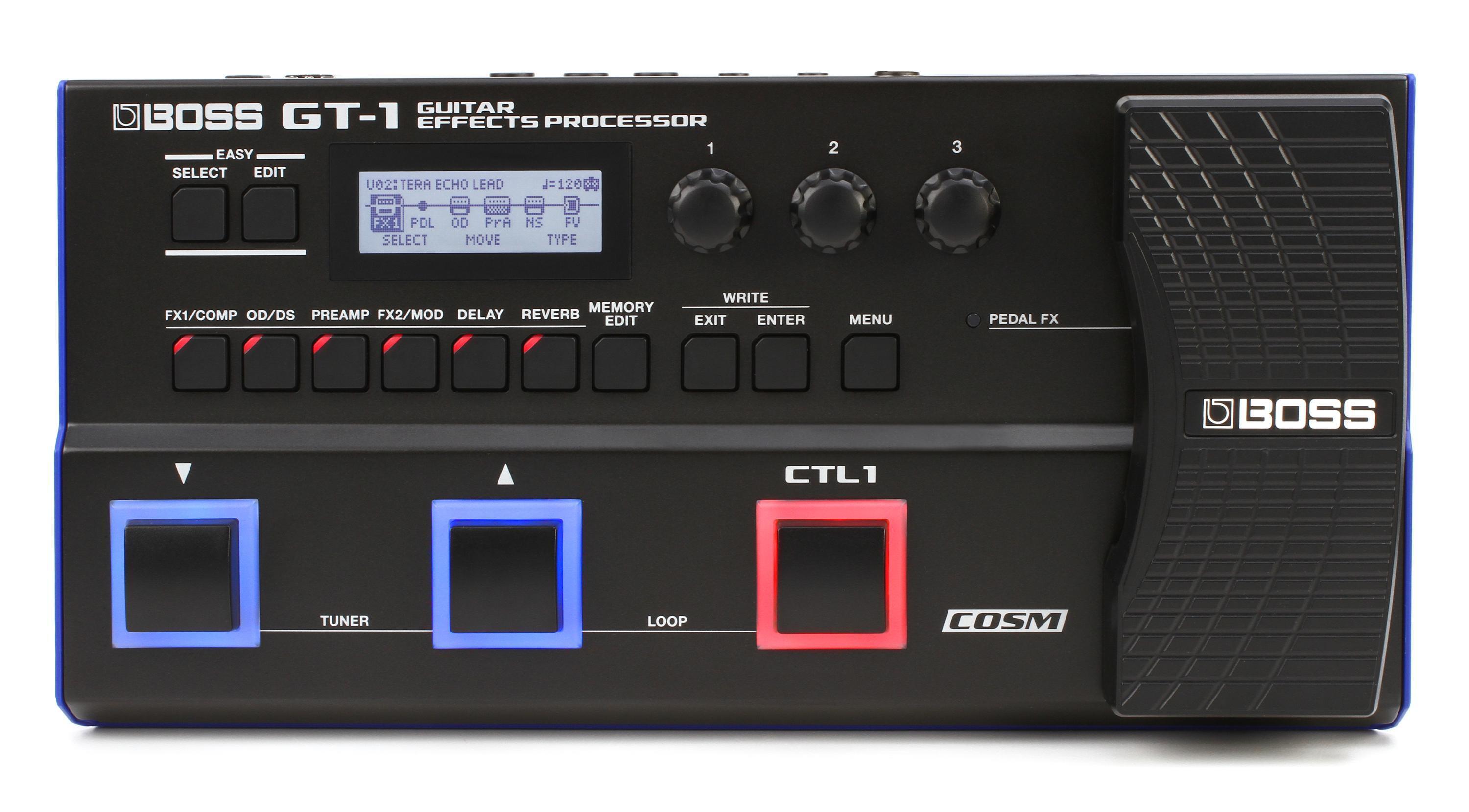 Boss GT-1 Guitar Multi-effects Pedal | Sweetwater