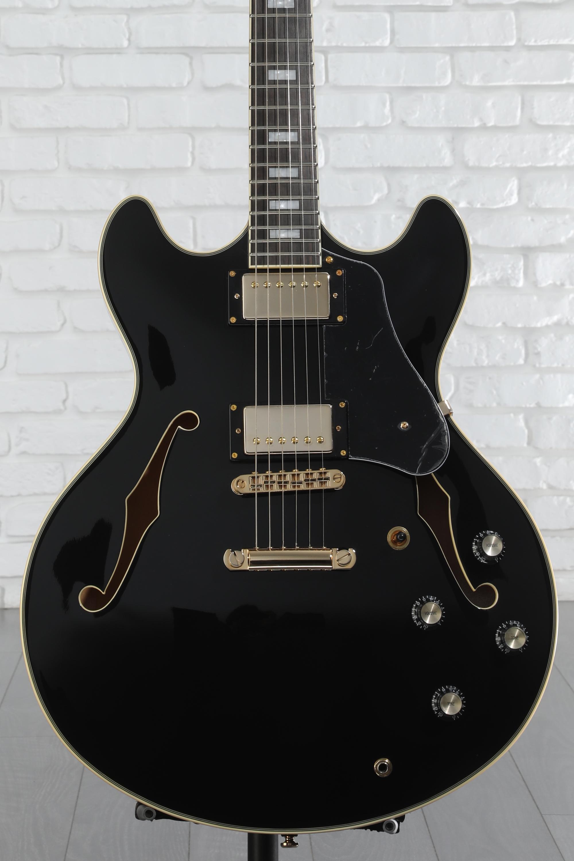 SIRE H7 Larry Carlton セミアコ Sire Larry Carlton H7 Semi-hollow Electric Guitar - Black