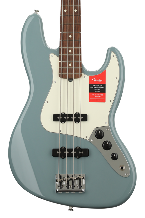 Fender American Professional Jazz Bass - Sonic Gray with Rosewood