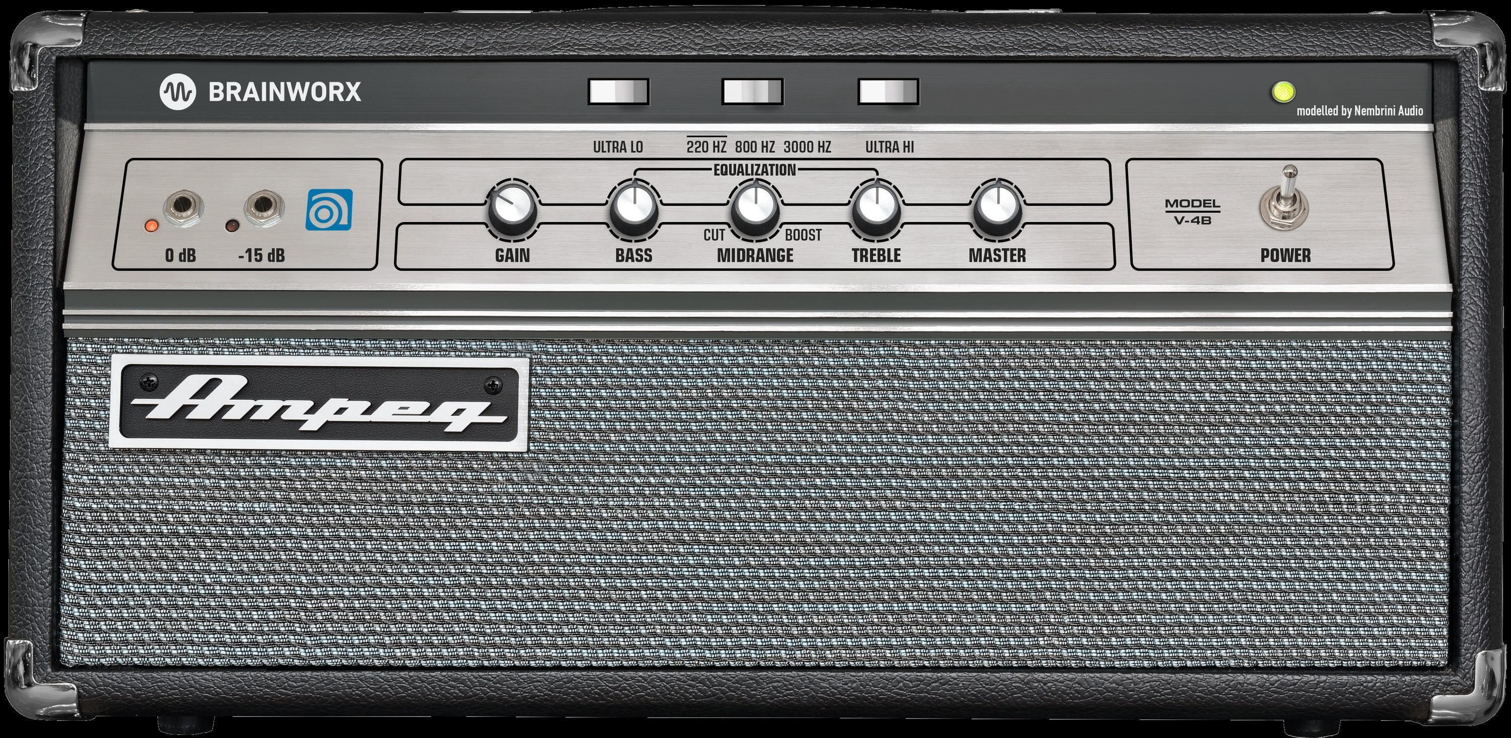<オールチューブ　ベースアンプ>ampeg MODEL V-4B Ampeg V-4B 100W All-Tube Head and SVT-212AV 2x12 Bass Stack
