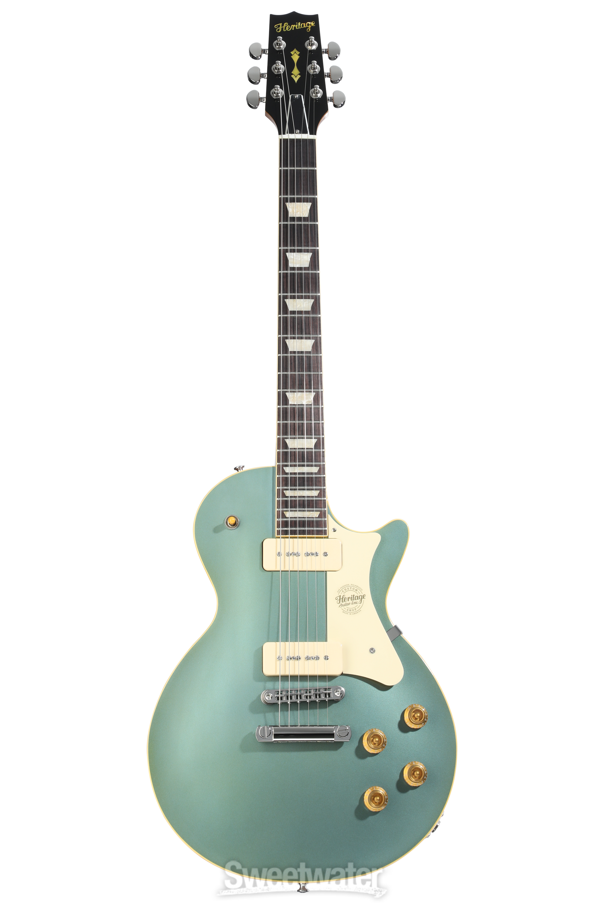 Heritage Custom Core H-150 P-90 Electric Guitar - Pelham Blue