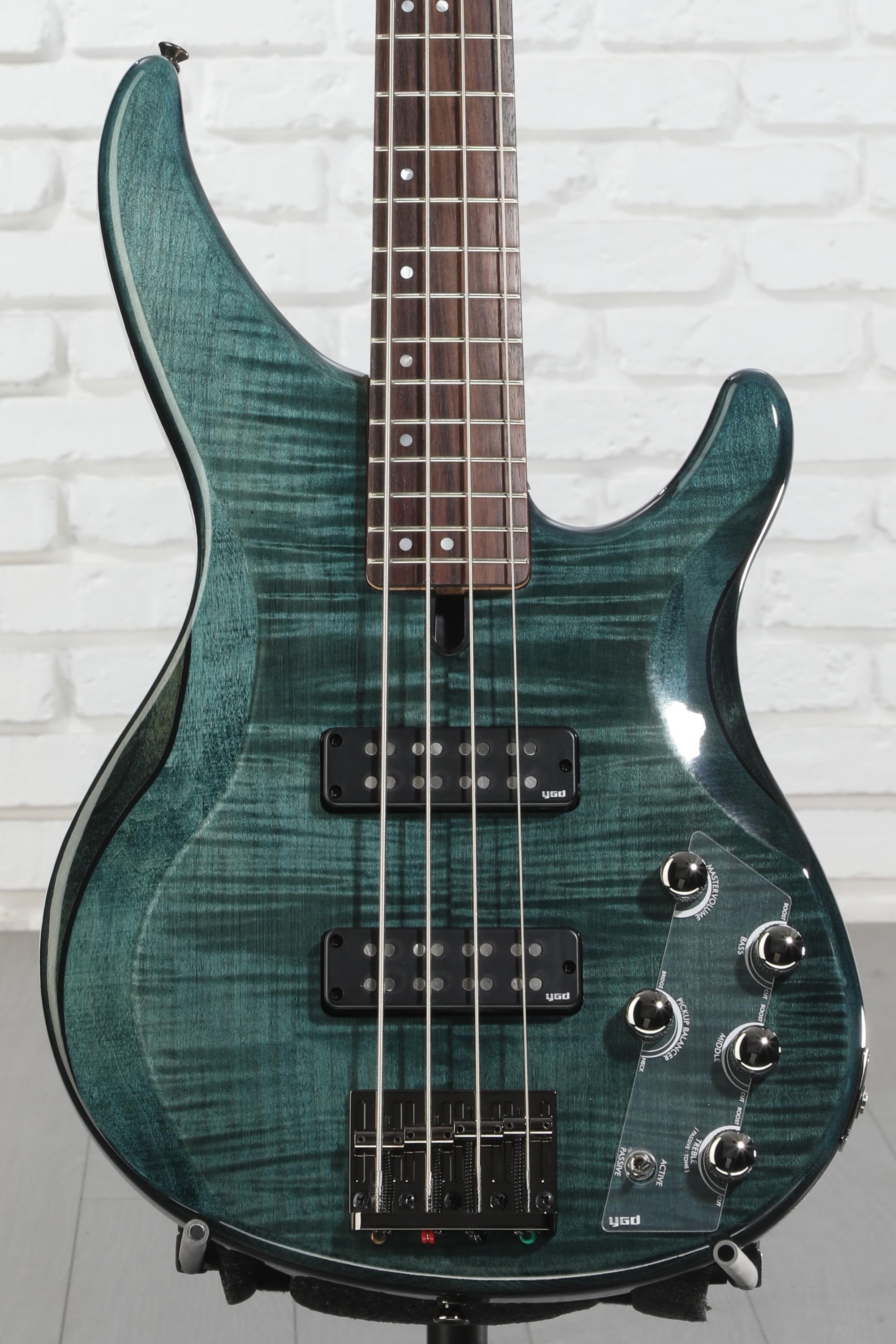 美品　Yamaha trbx604 fm インディゴブルー Yamaha TRBX604FM 4-string Bass Guitar - Indigo Blue | Sweetwater