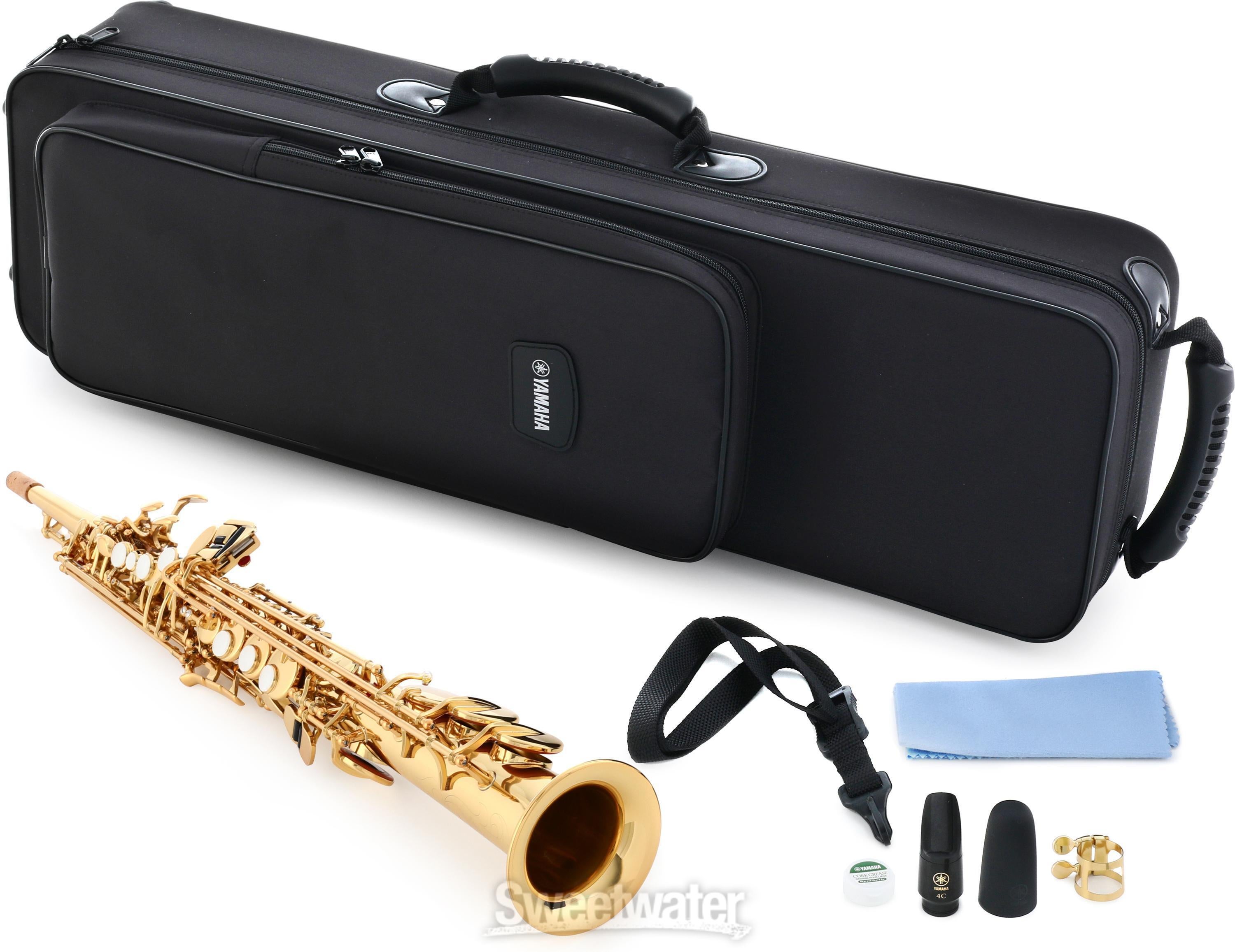 Yamaha YSS-475II Intermediate Soprano Saxophone - Gold Lacquer 