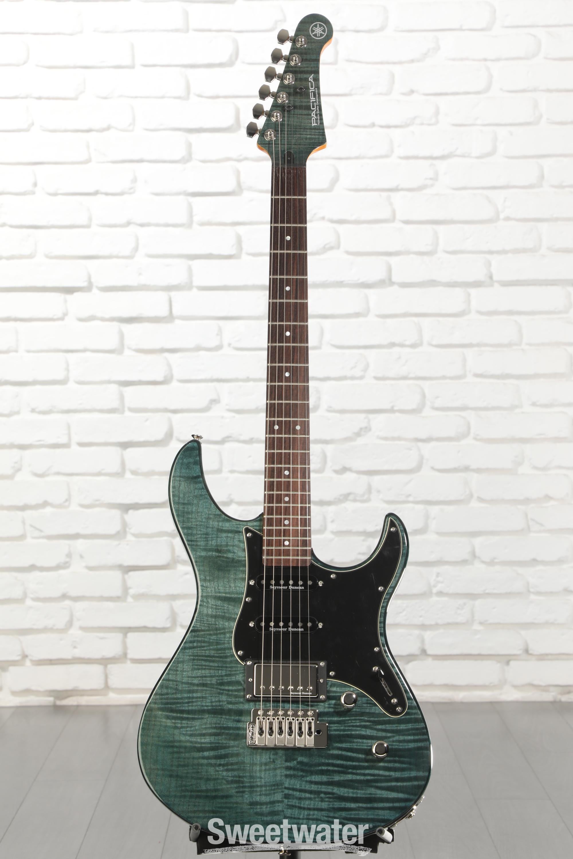 Yamaha Pacifica PAC612VIIFM Electric Guitar - Indigo Blue | Sweetwater