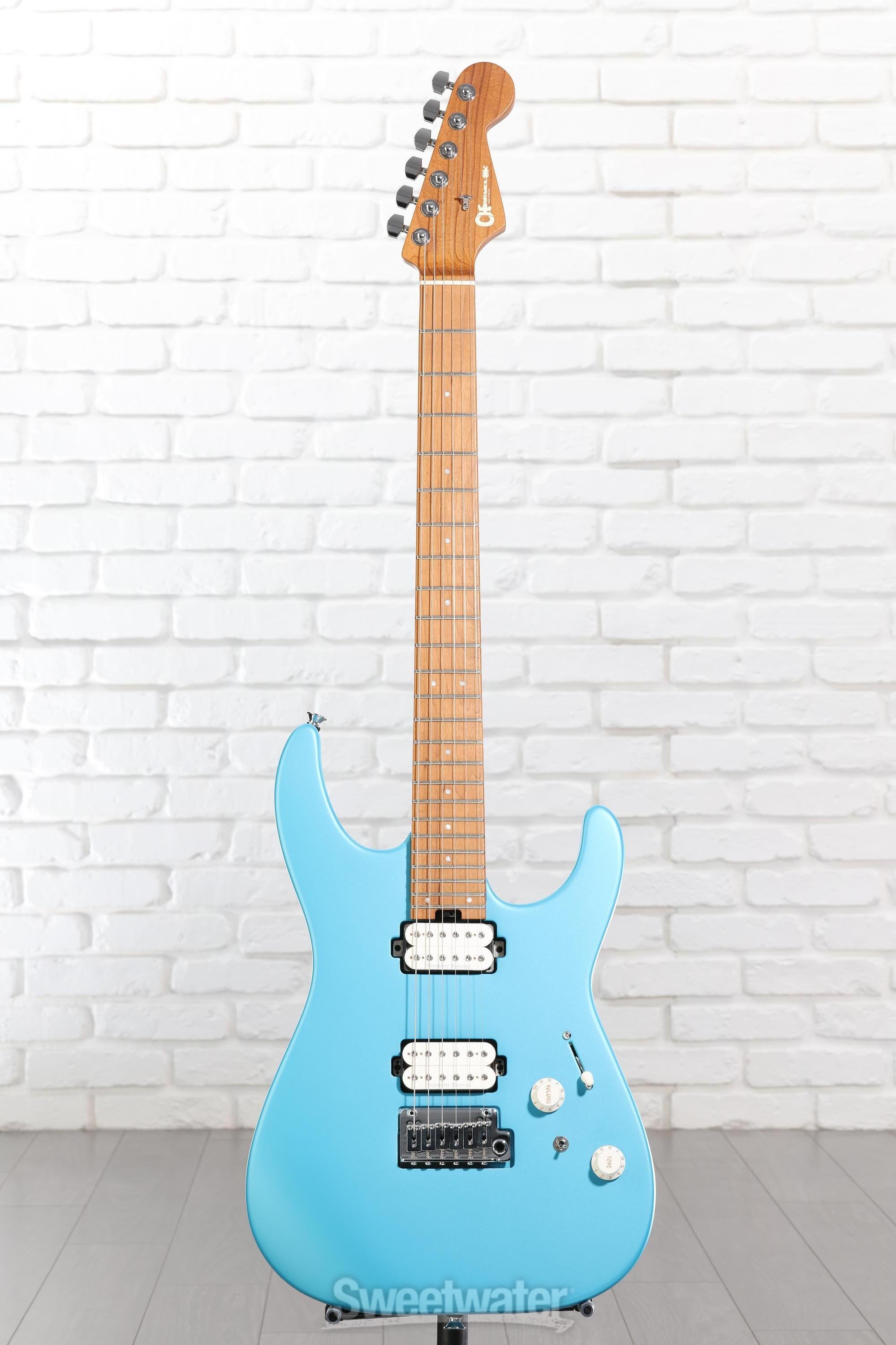 Charvel Pro-Mod DK24 HH 2PT Electric Guitar - Matte Blue Frost
