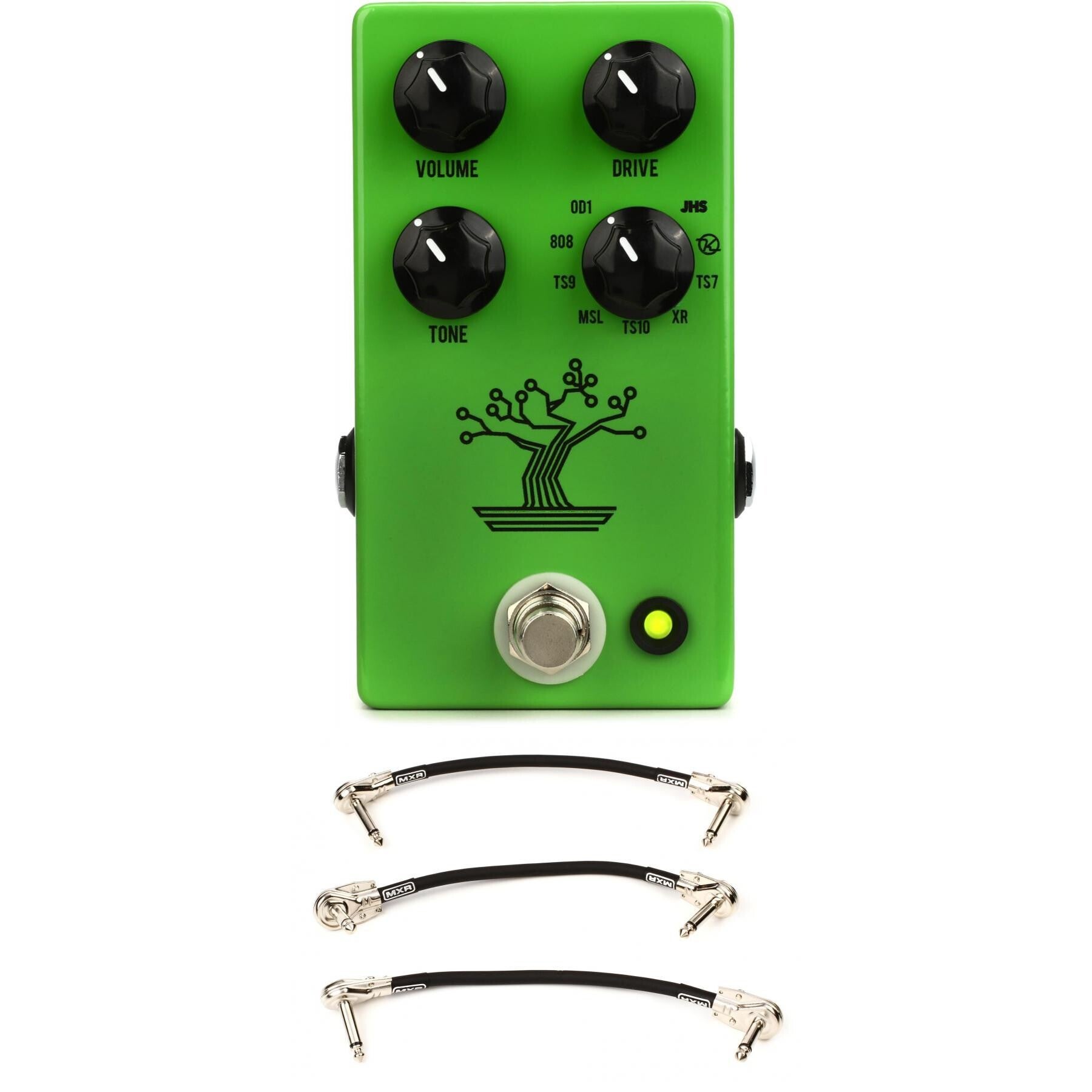 JHS Bonsai 9-way Screamer-style Overdrive Pedal with 3 Patch