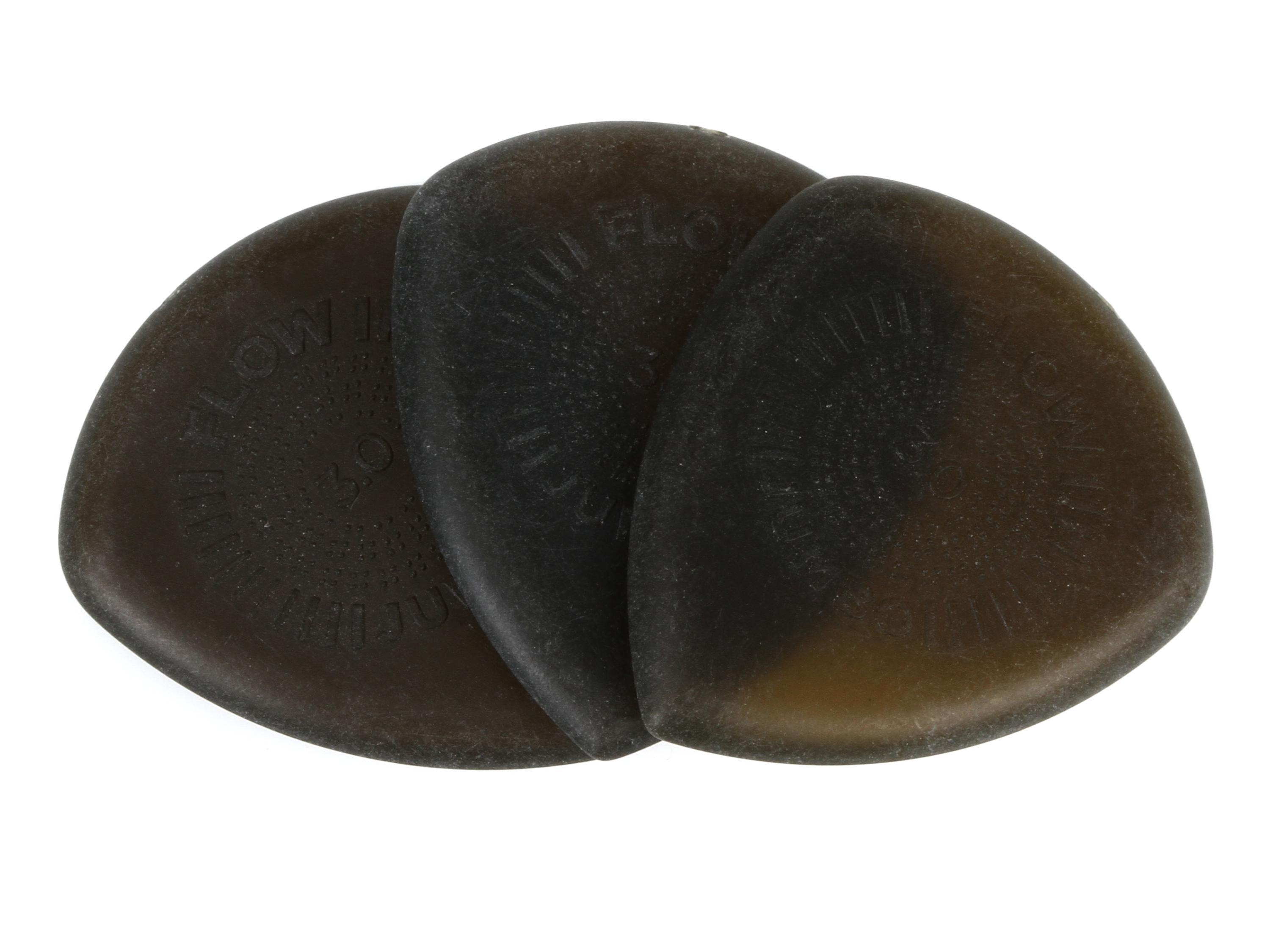Dunlop 547P300 Flow Jumbo Grip Guitar Picks 3.0mm 3-pack | Sweetwater