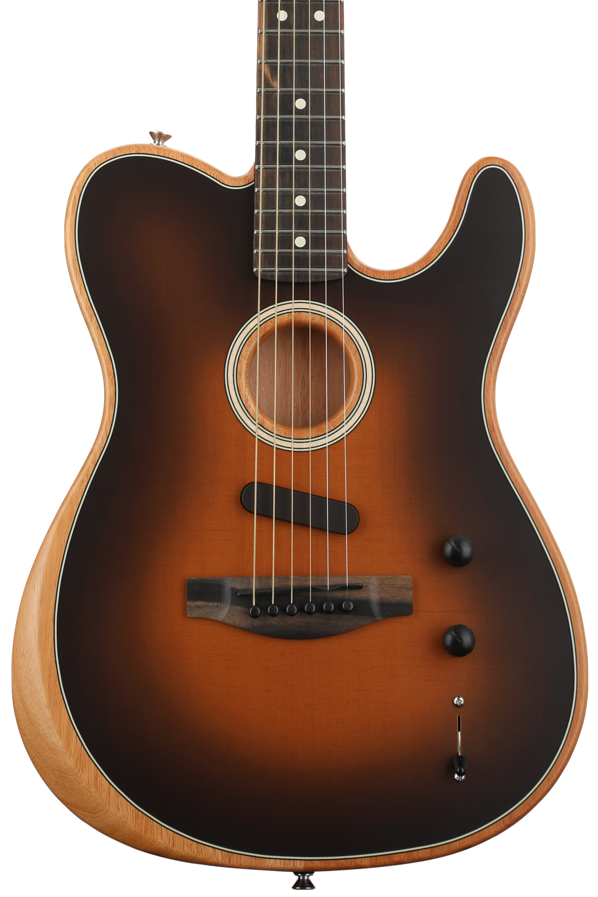 美品FenderアコースタソニックAcoustasonicサンバーストテレキャス Fender American Acoustasonic Telecaster - Sunburst | Sweetwater