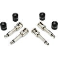 Photo of George Ls .155 Guitar Connector - Nickel, Angled (4-pack)