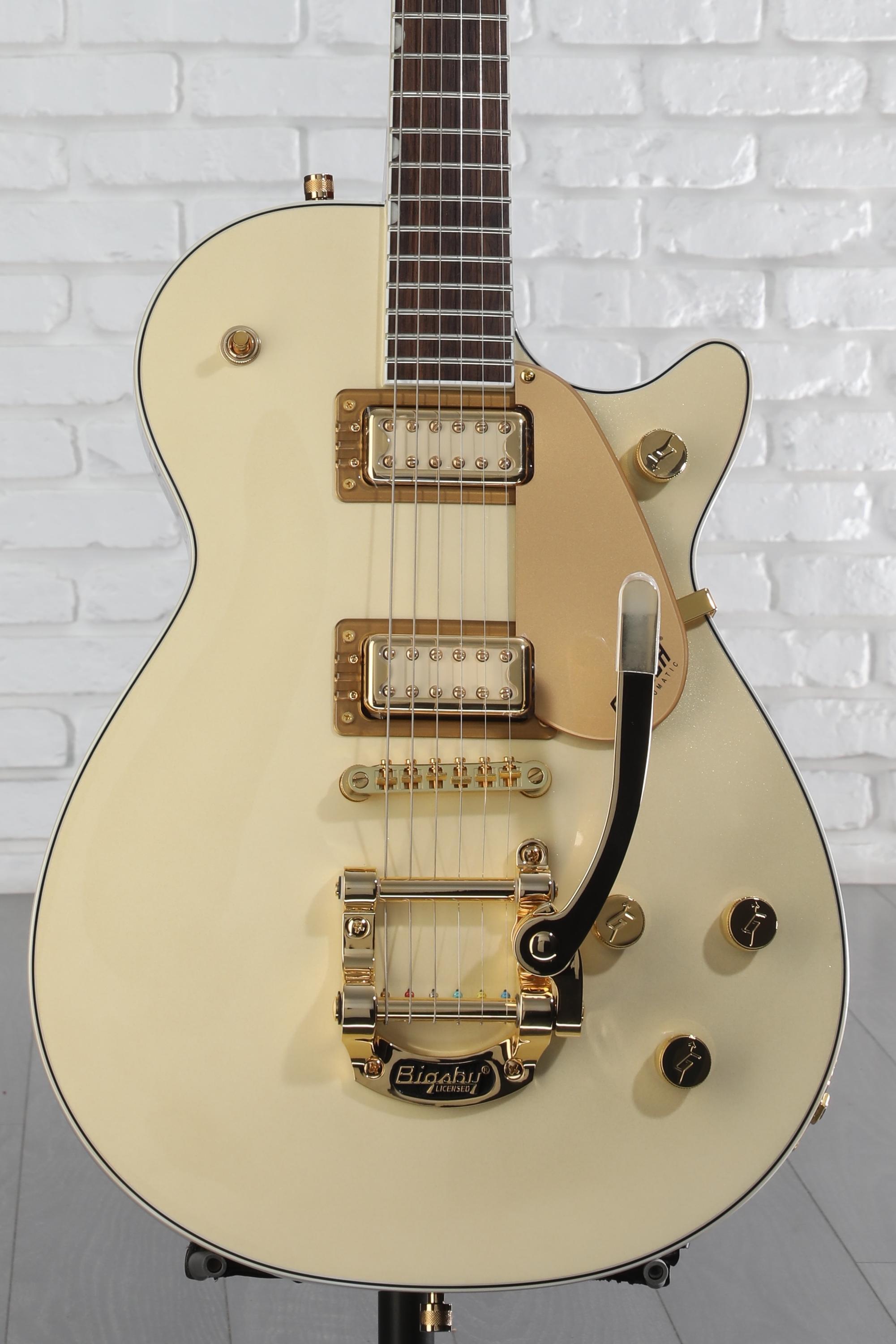 グレッチ　エレクトロマチック　Gretsch　　Bigsby　White Gretsch Electromatic Pristine LTD Jet Electric Guitar with Bigsby