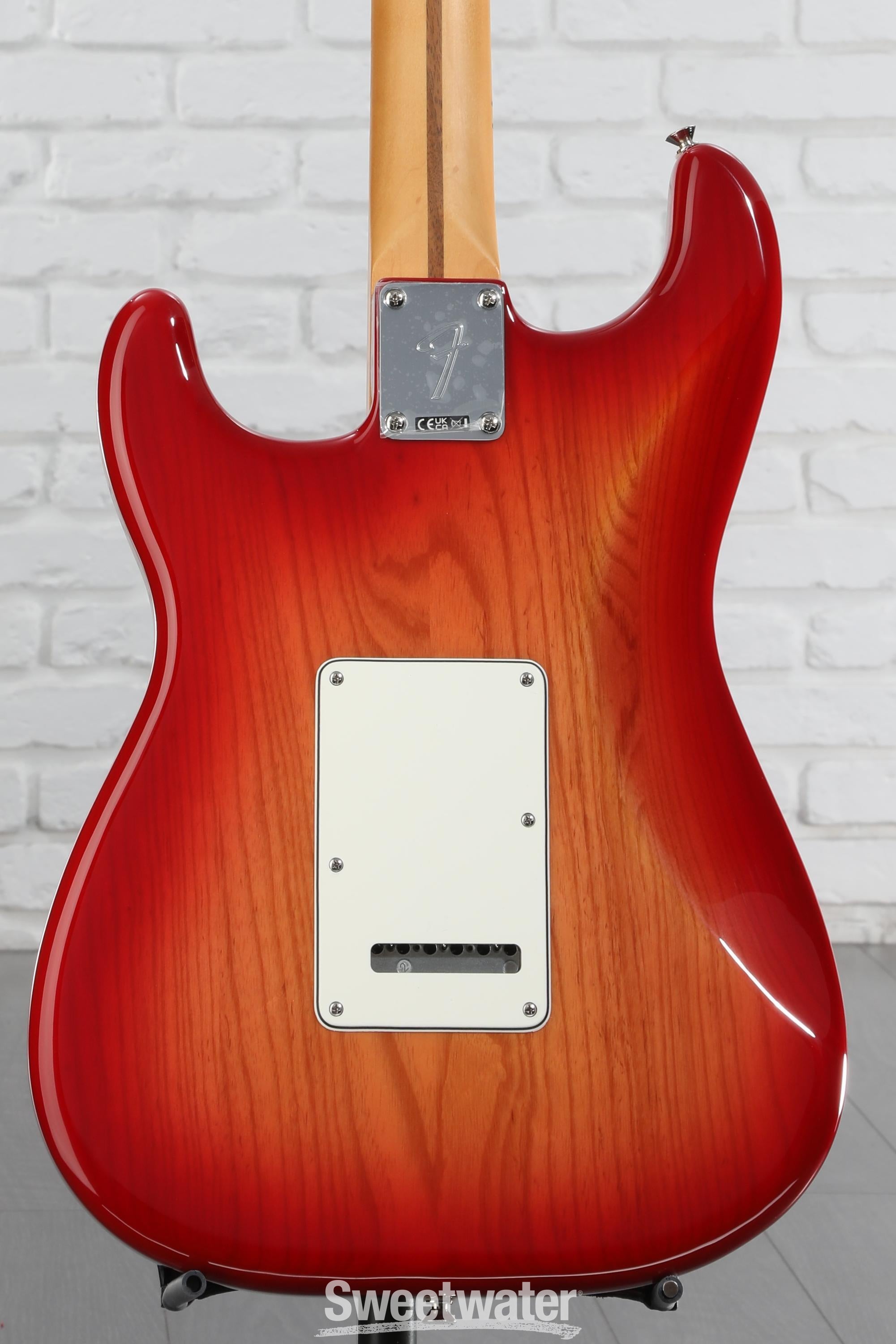 Fender Player II Stratocaster Electric Guitar - Aged Cherry Burst with Maple Fingerboard