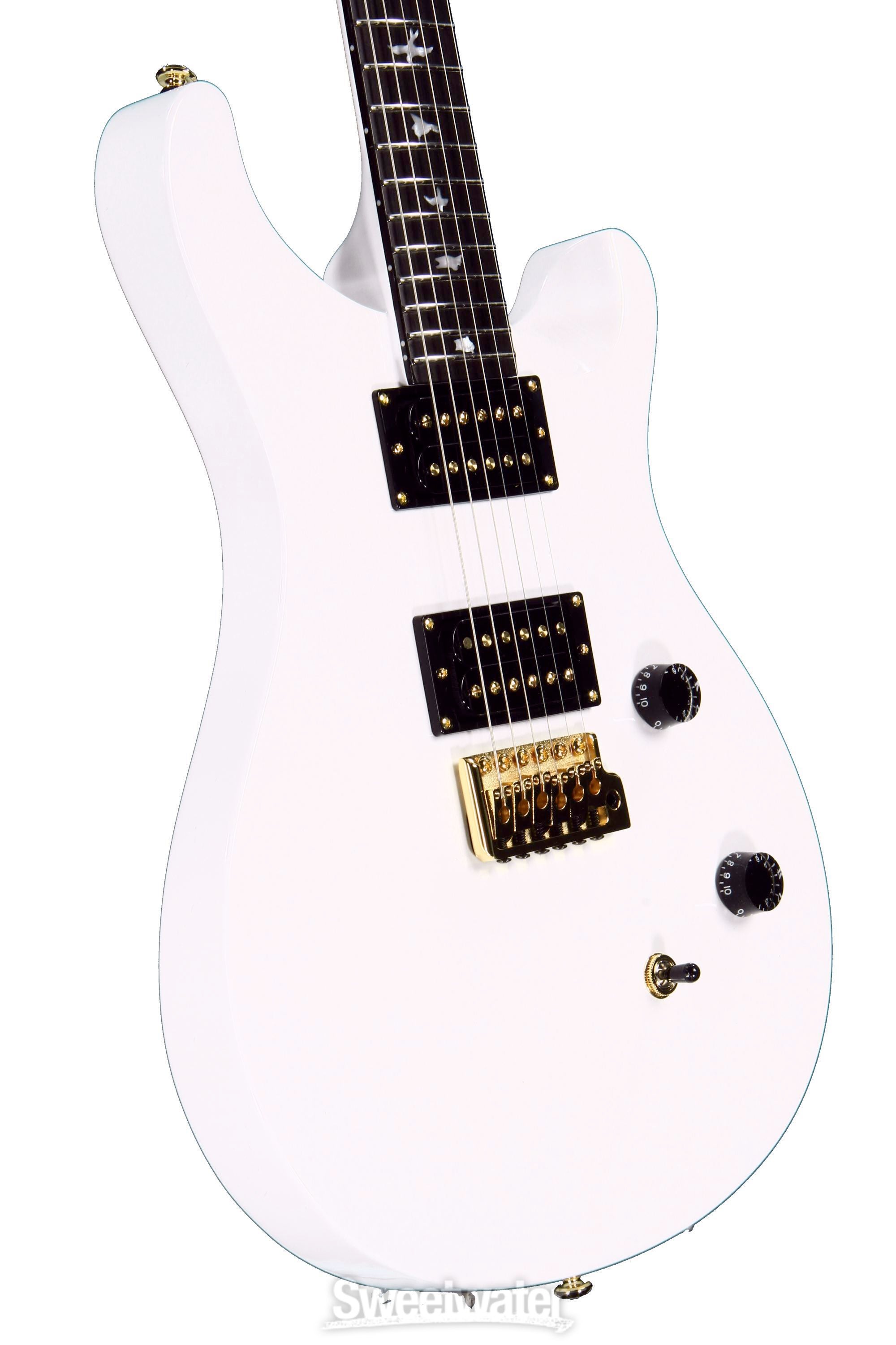 PRS Dave Navarro SE - Jet White Reviews | Sweetwater