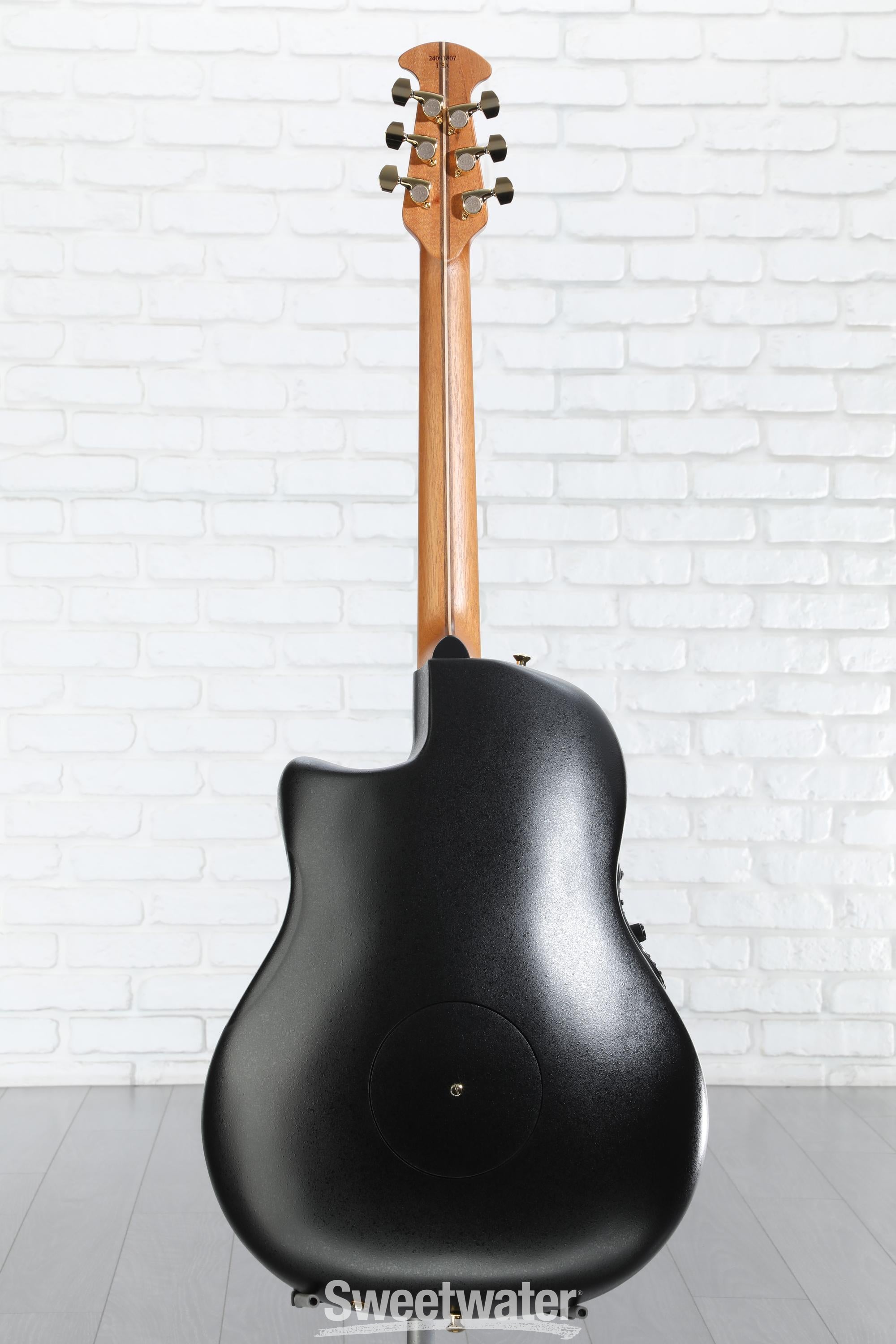 オベーションUSA Elite Ovation USA Elite Deep Cutaway E-Acoustic Guitar - Natural
