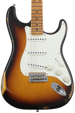 Photo of Fender Custom Shop Custom '57 Masterbuilt Strat Electric Guitar - 2-color Sunburst