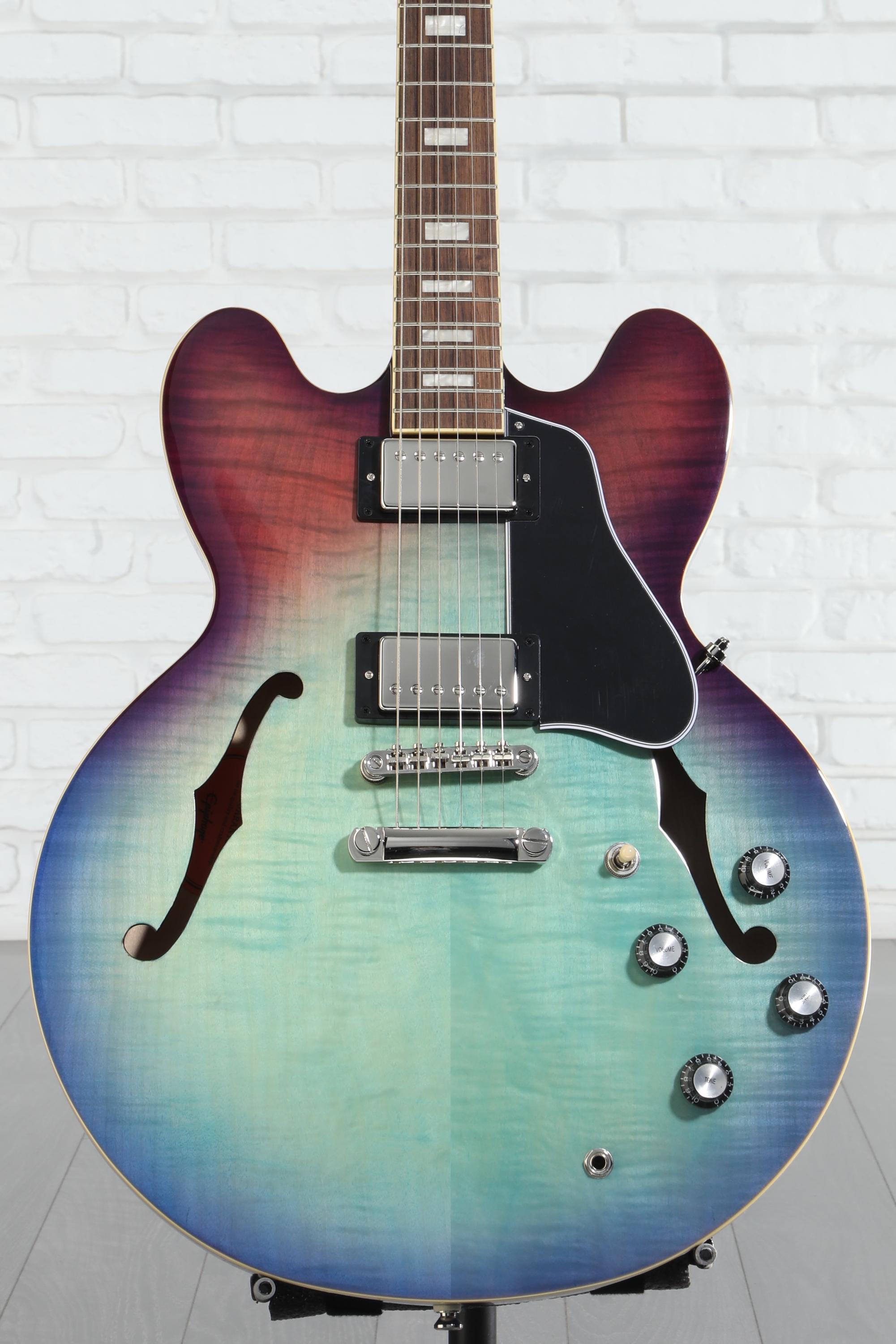 Epiphone ES-335Blueberry Burst 格安です! Epiphone ES-335 Figured - Blueberry Burst – Empire Music