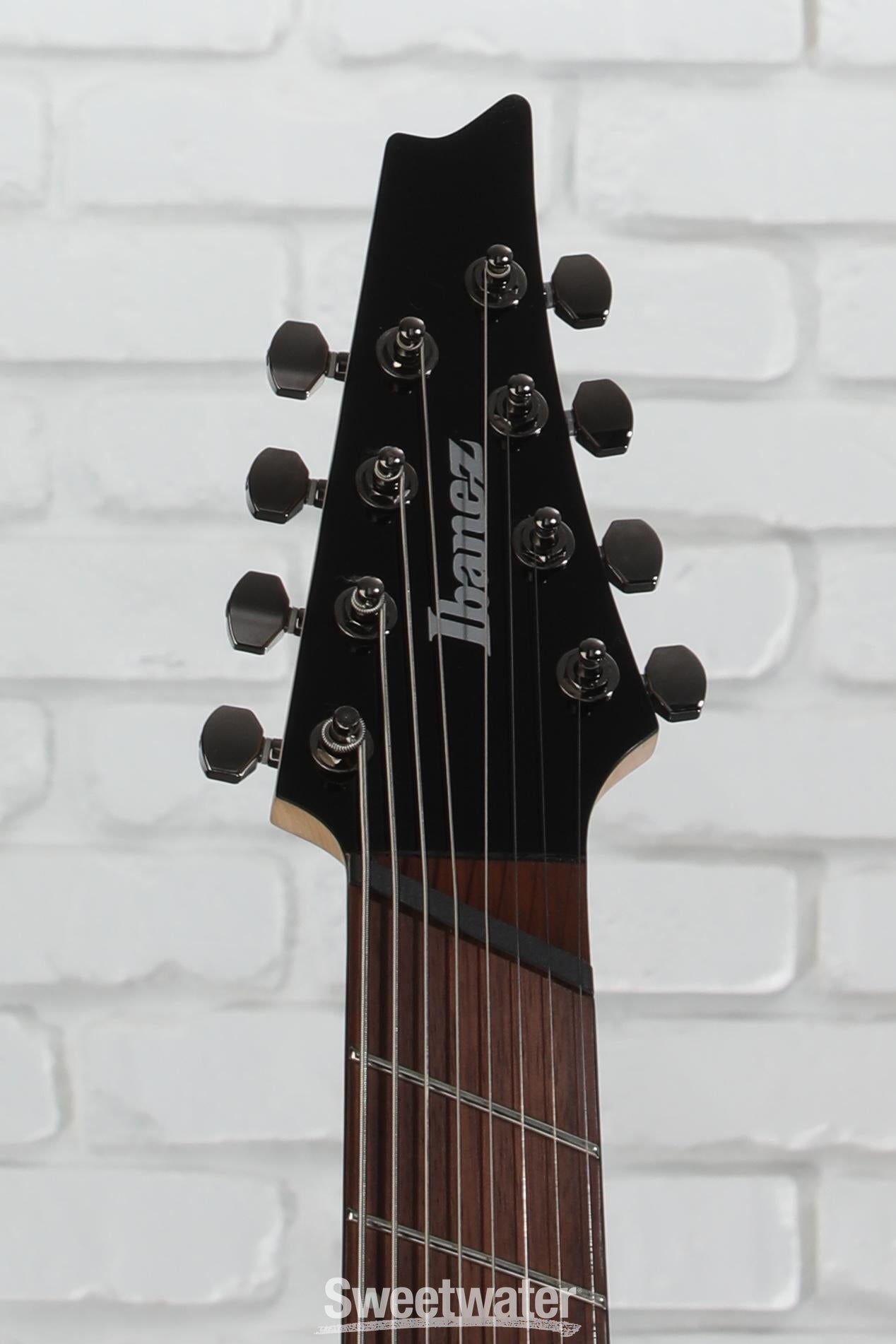 Ibanez rgms8/bk 8弦ギター Ibanez RG Standard RGMS8 Multi-scale 8-string Electric