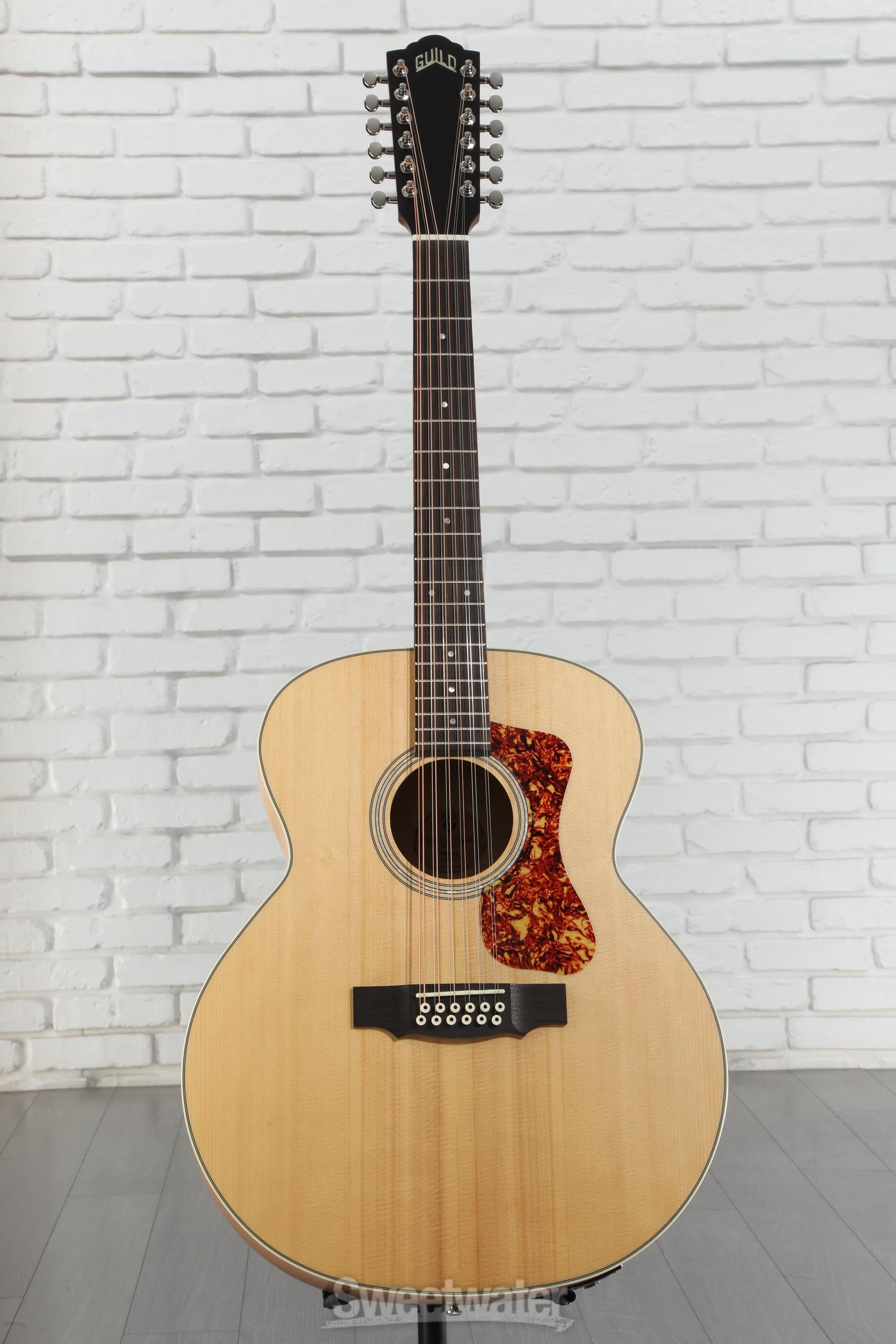 GUINOMI ウォールナット Guild F-2512E Maple, 12-String Acoustic-Electric Guitar