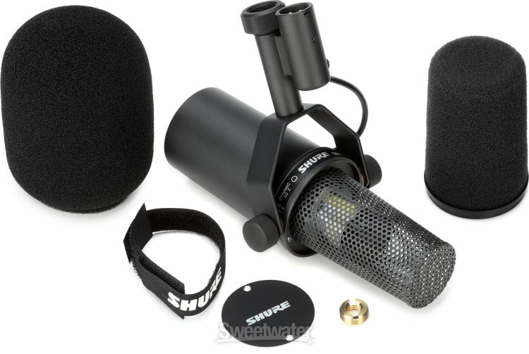 Shure SM7B Cardioid Dynamic Vocal Microphone