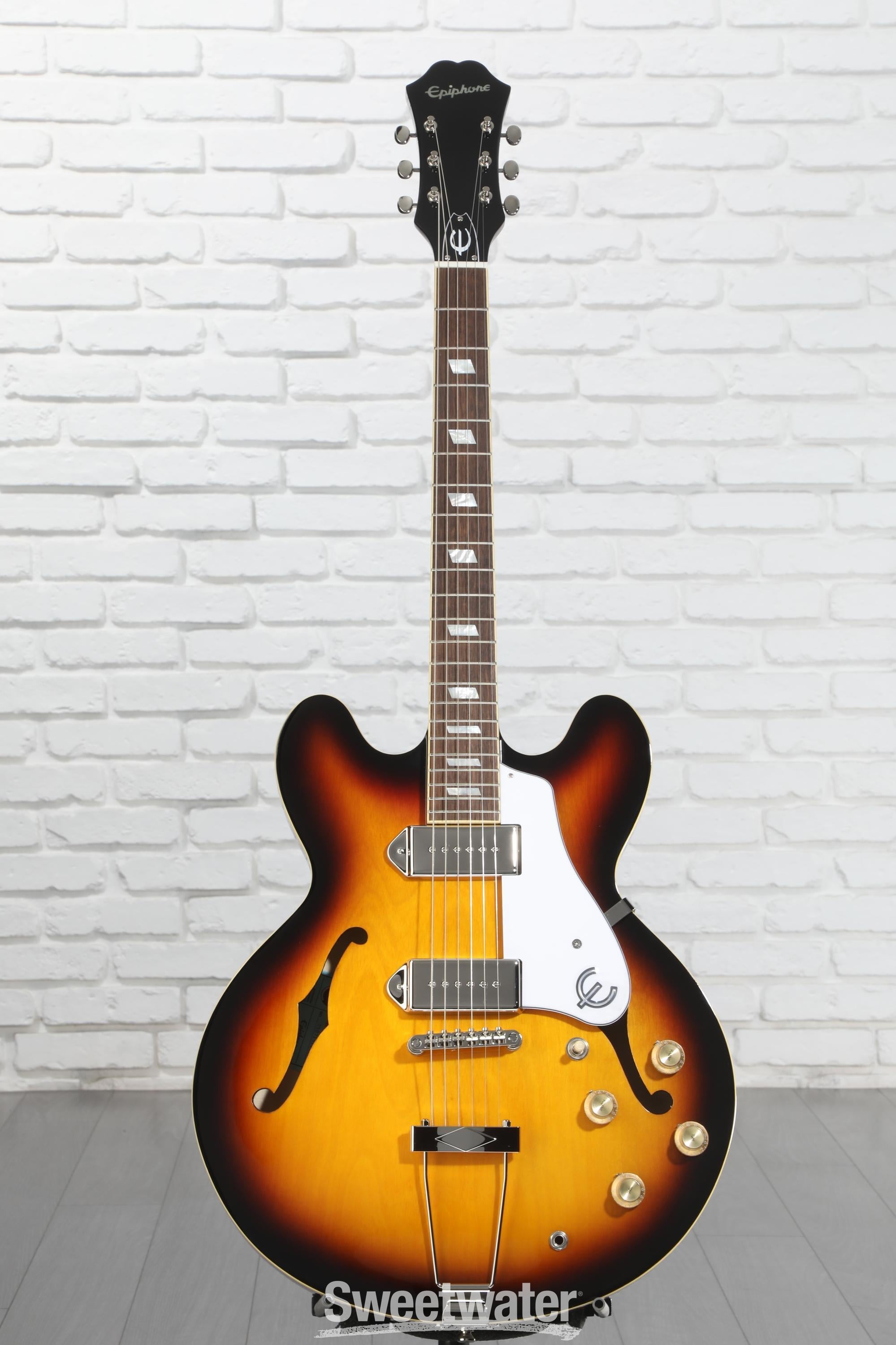Epiphone Casino VC サンバースト ギター Epiphone Casino Hollowbody Electric Guitar - Vintage Sunburst