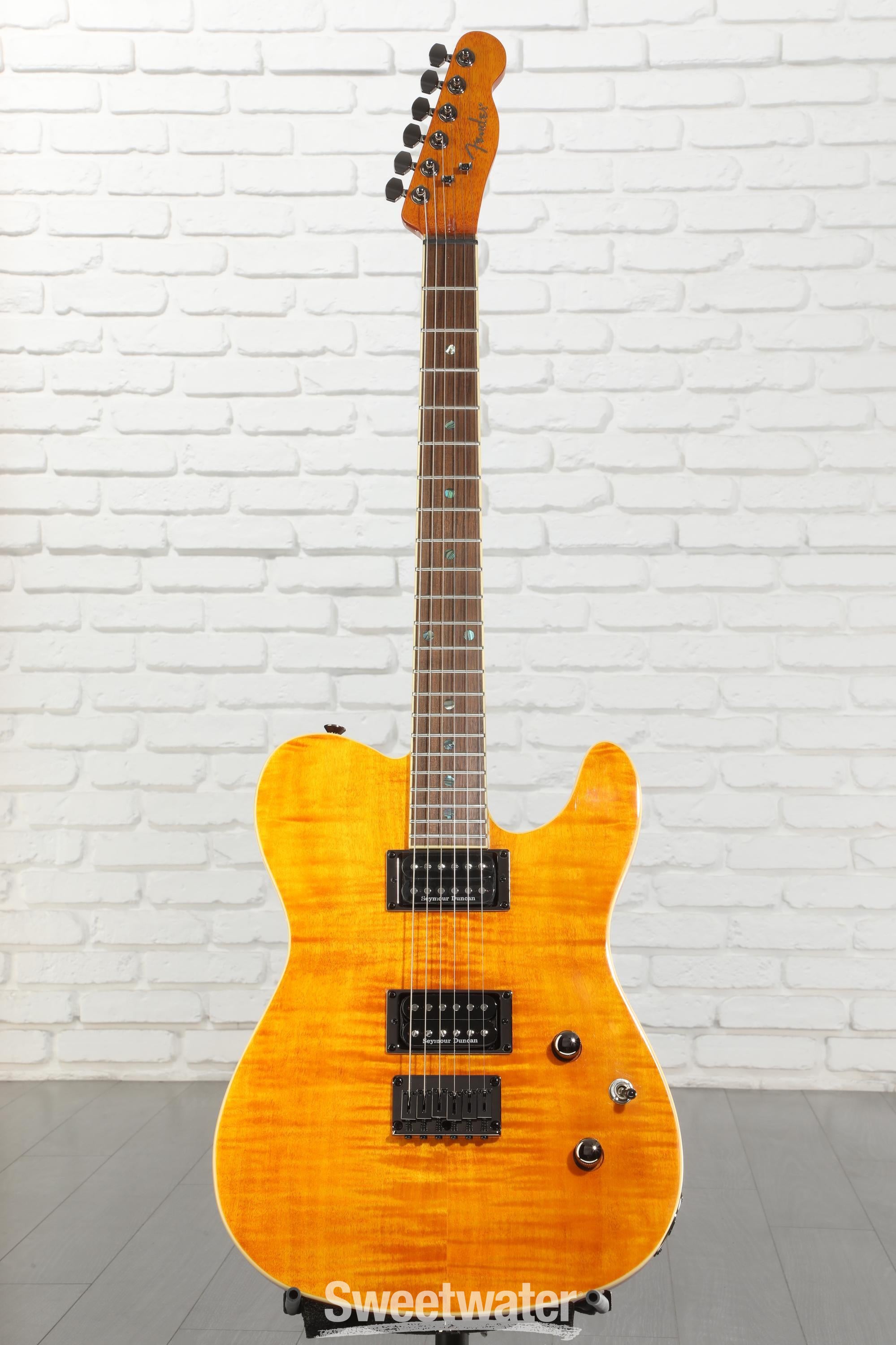 Fender Custom Telecaster FMT HH アンバー Fender Special Edition Custom Telecaster FMT HH - Amber | Sweetwater