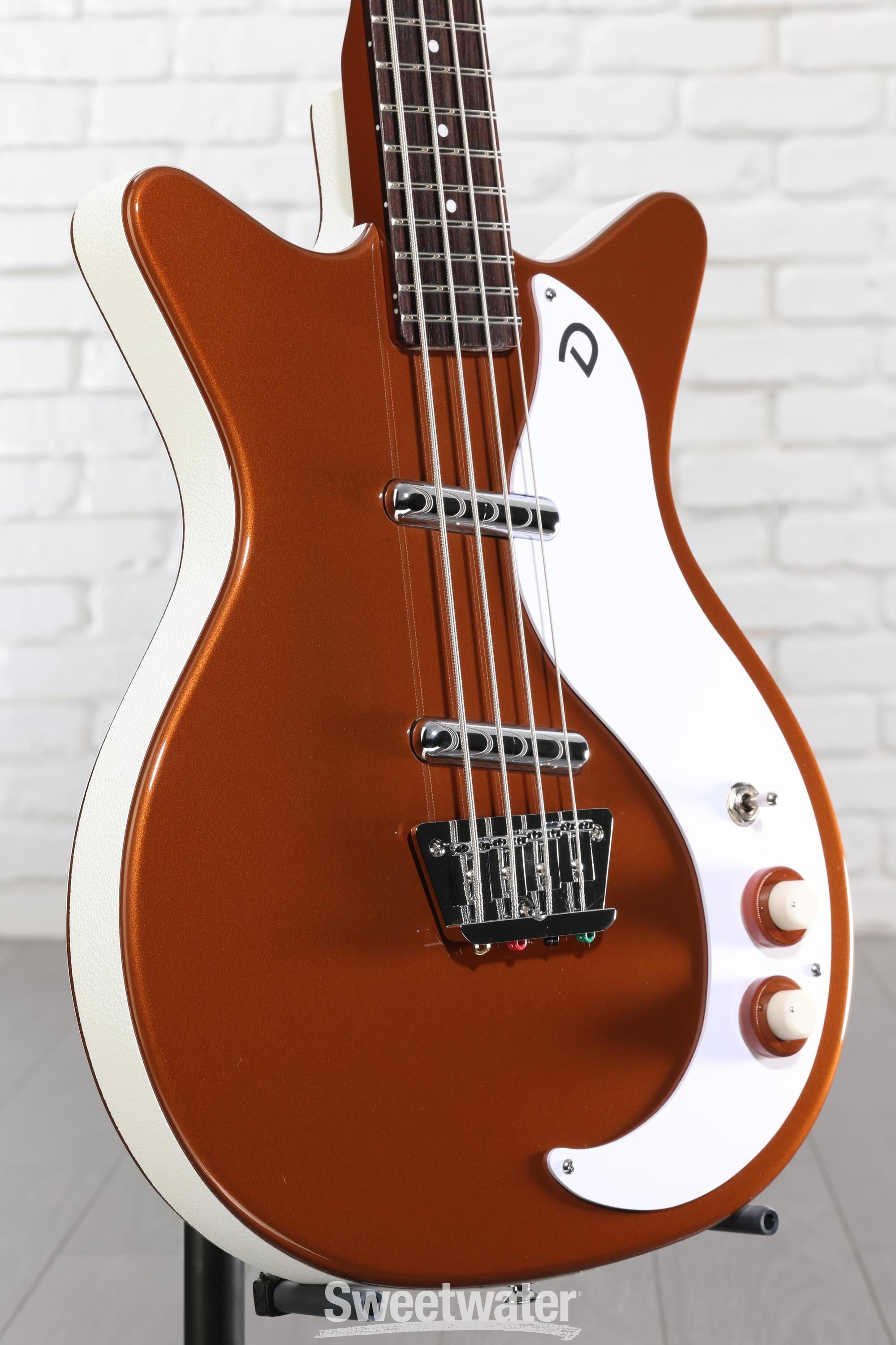 Danelectro '59DC Short Scale Bass Guitar - Copper | Sweetwater