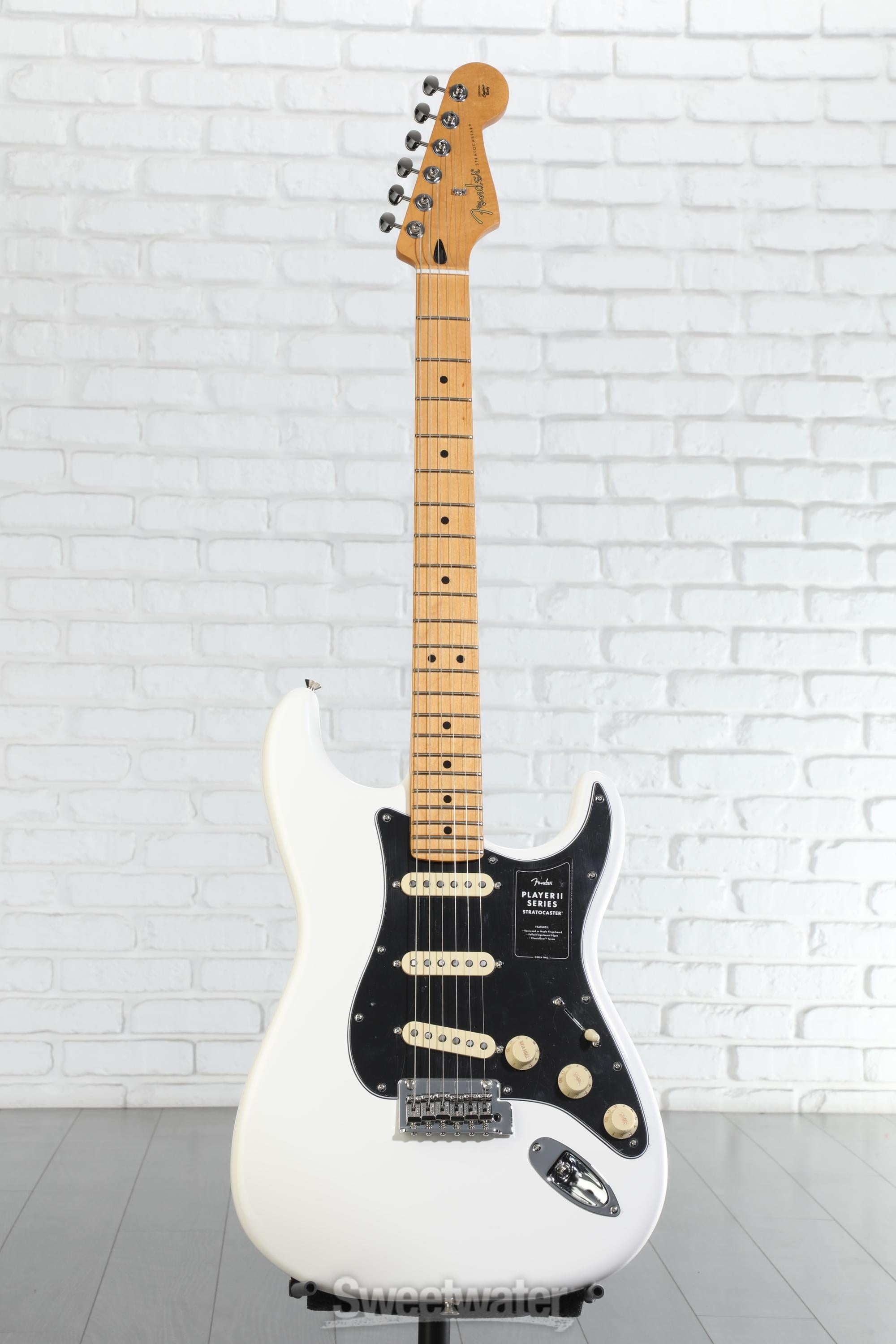 Fender Player II Stratocaster Electric Guitar - Polar White with