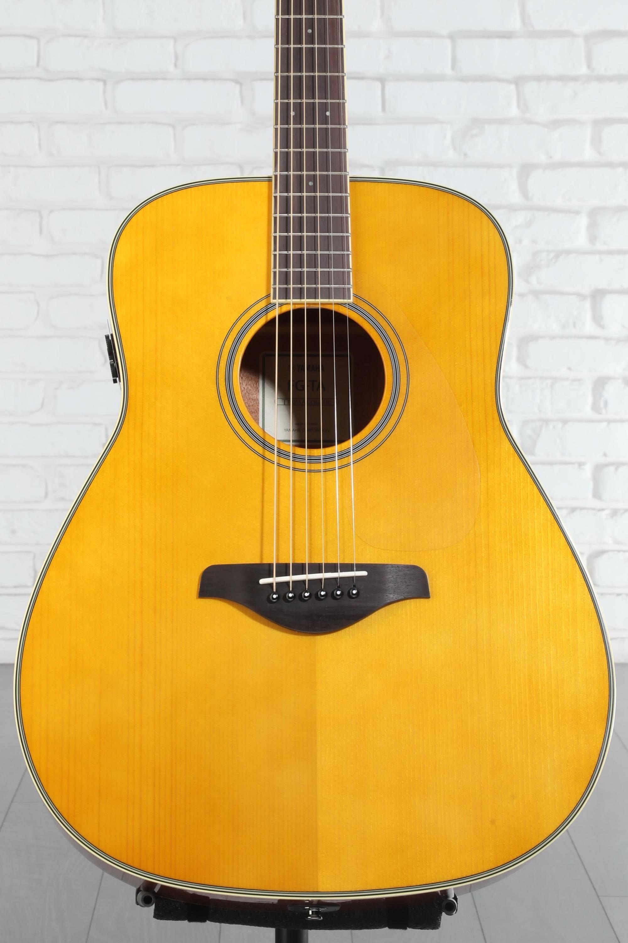 Yamaha FG-TA TransAcoustic Dreadnought Acoustic-electric Guitar