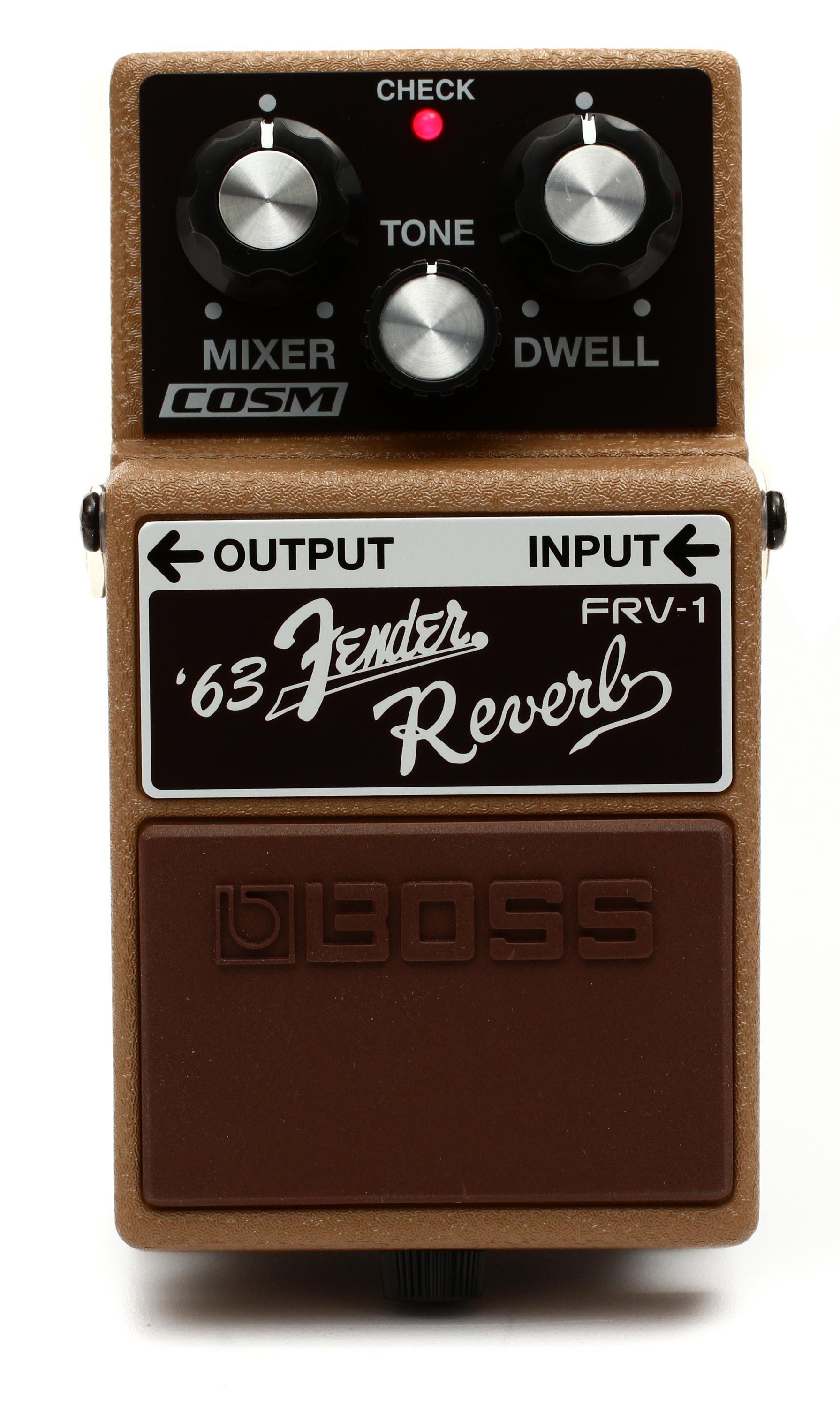 Boss FRV-1 63 Fender Reverb Pedal Reviews | Sweetwater