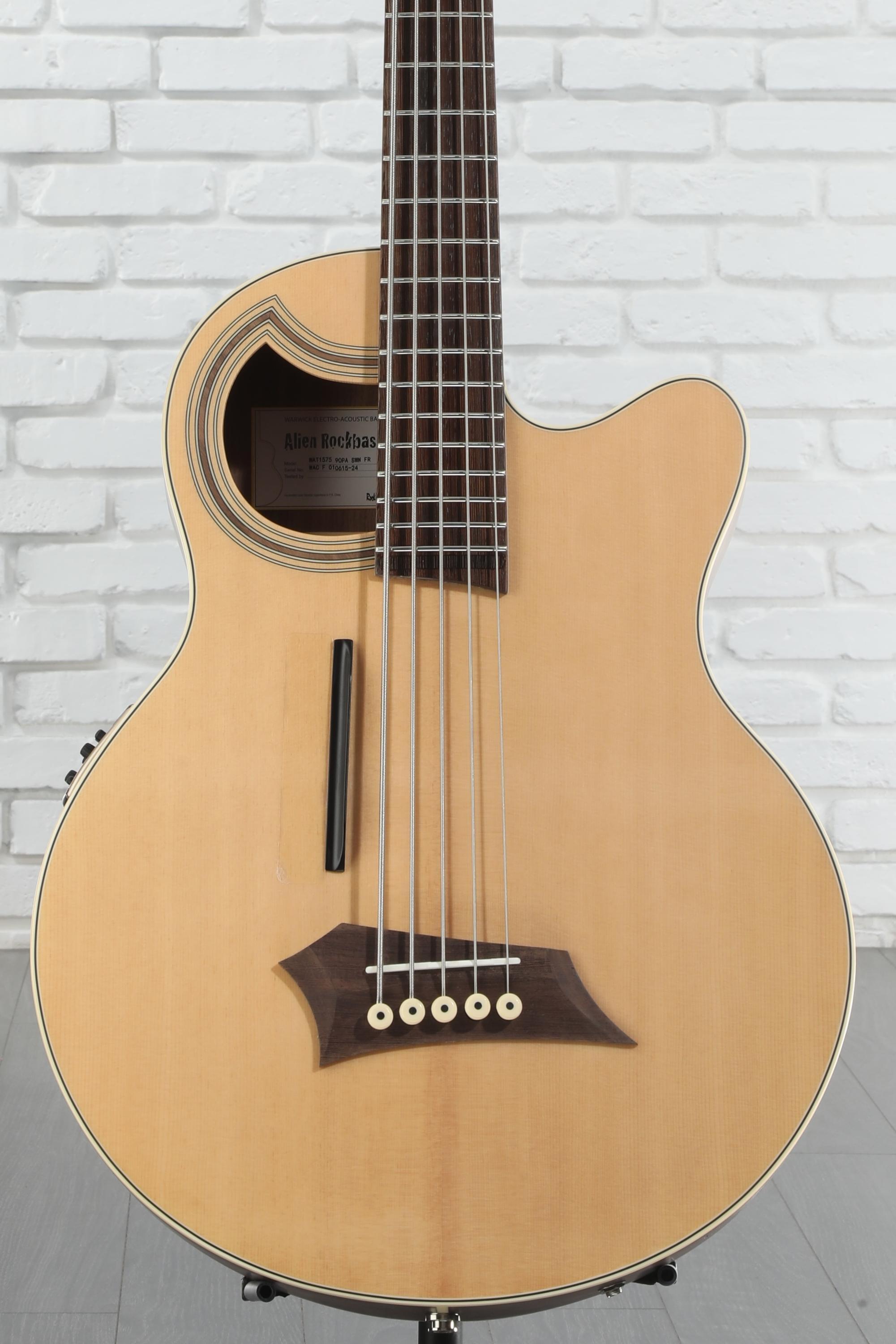 Warwick RockBass Alien Deluxe, 6-String, Fretless - Natural