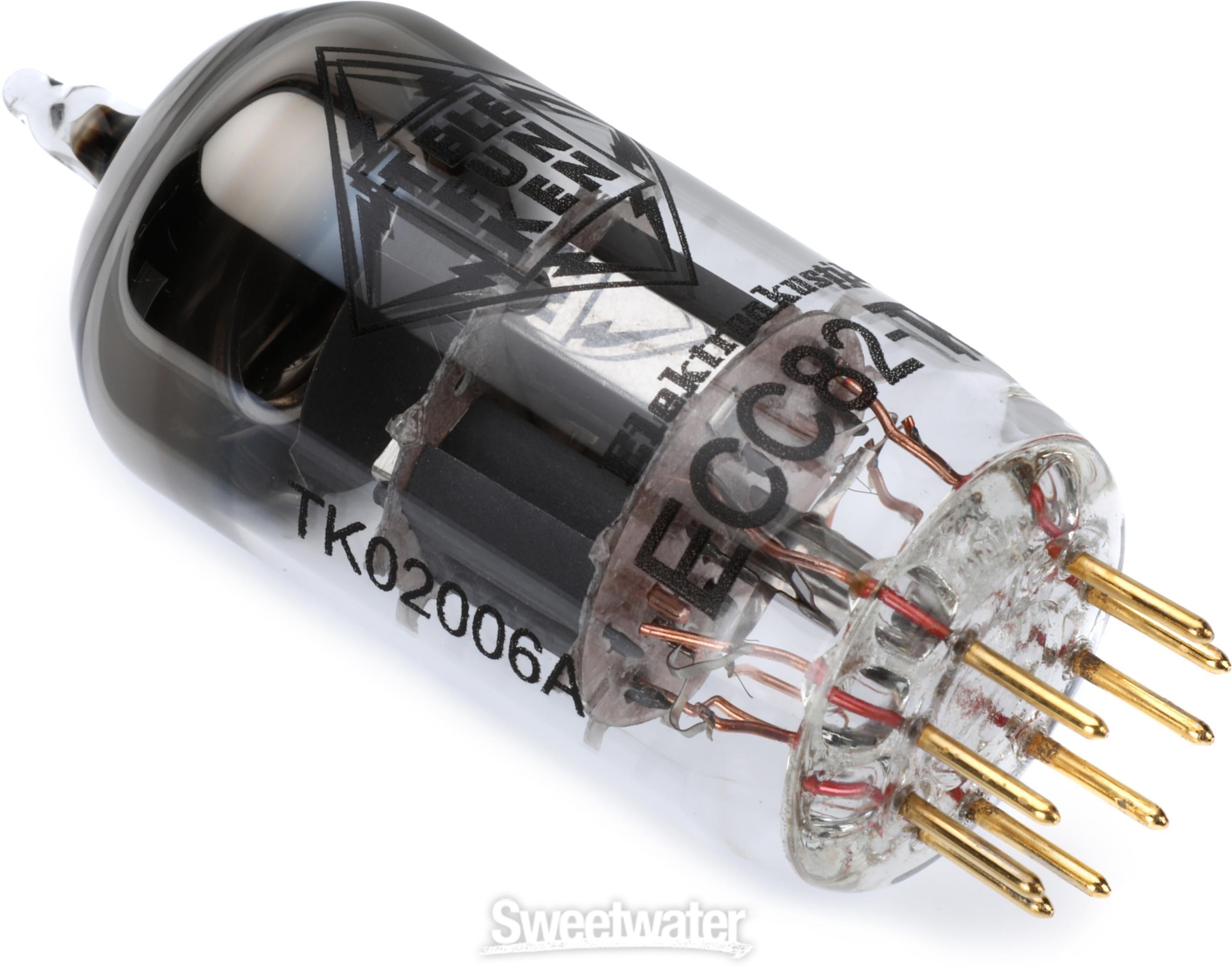 TELEFUNKEN 真空管 ECC82 ECC83 Telefunken ECC83-TK Black Diamond Series Preamp Tubes - Single