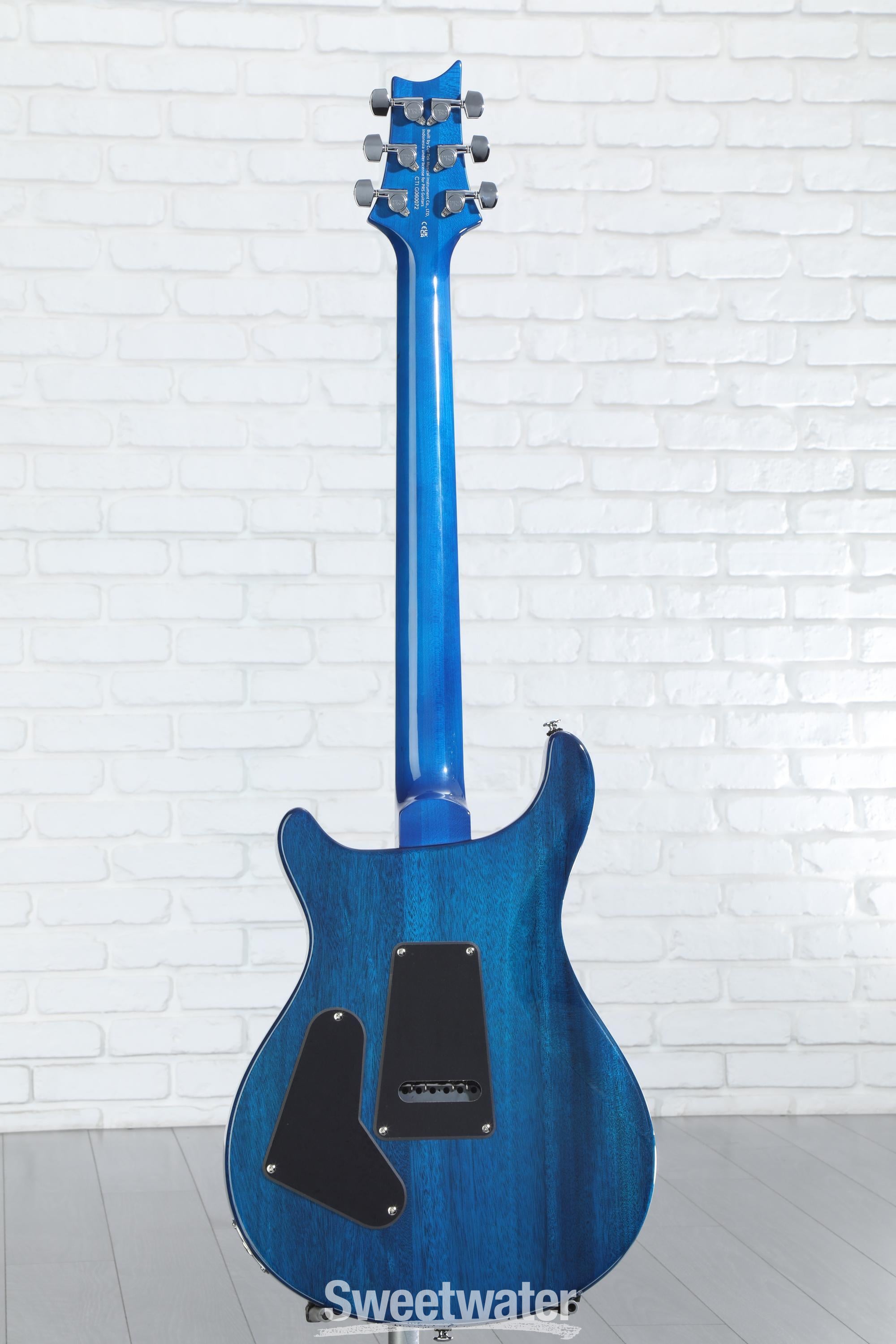 PRS SE Custom 24-08 Quilt Electric Guitar - Lake Blue
