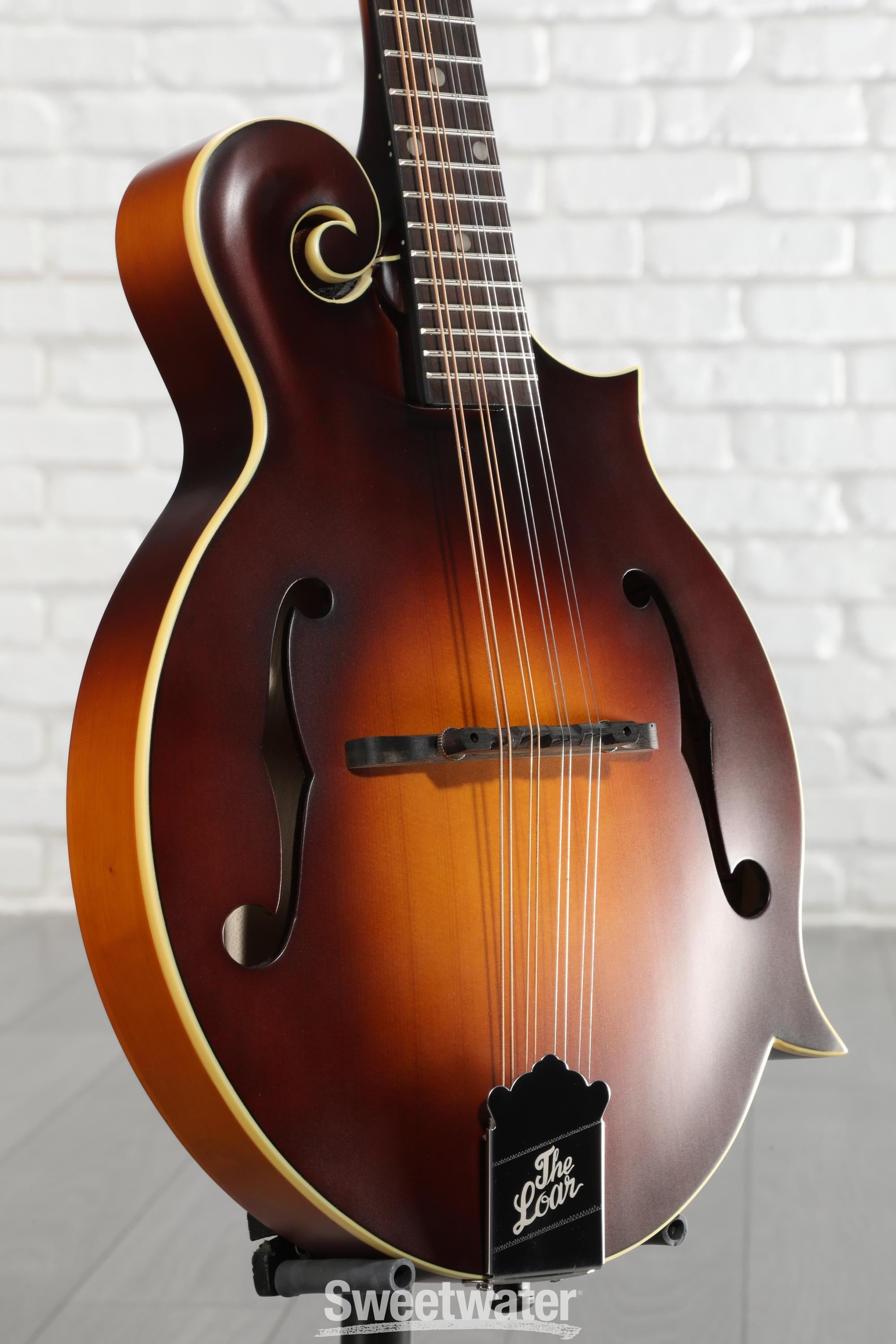 The Loar LM-590-MS Contemporary F-style Mandolin - Satin Tobacco