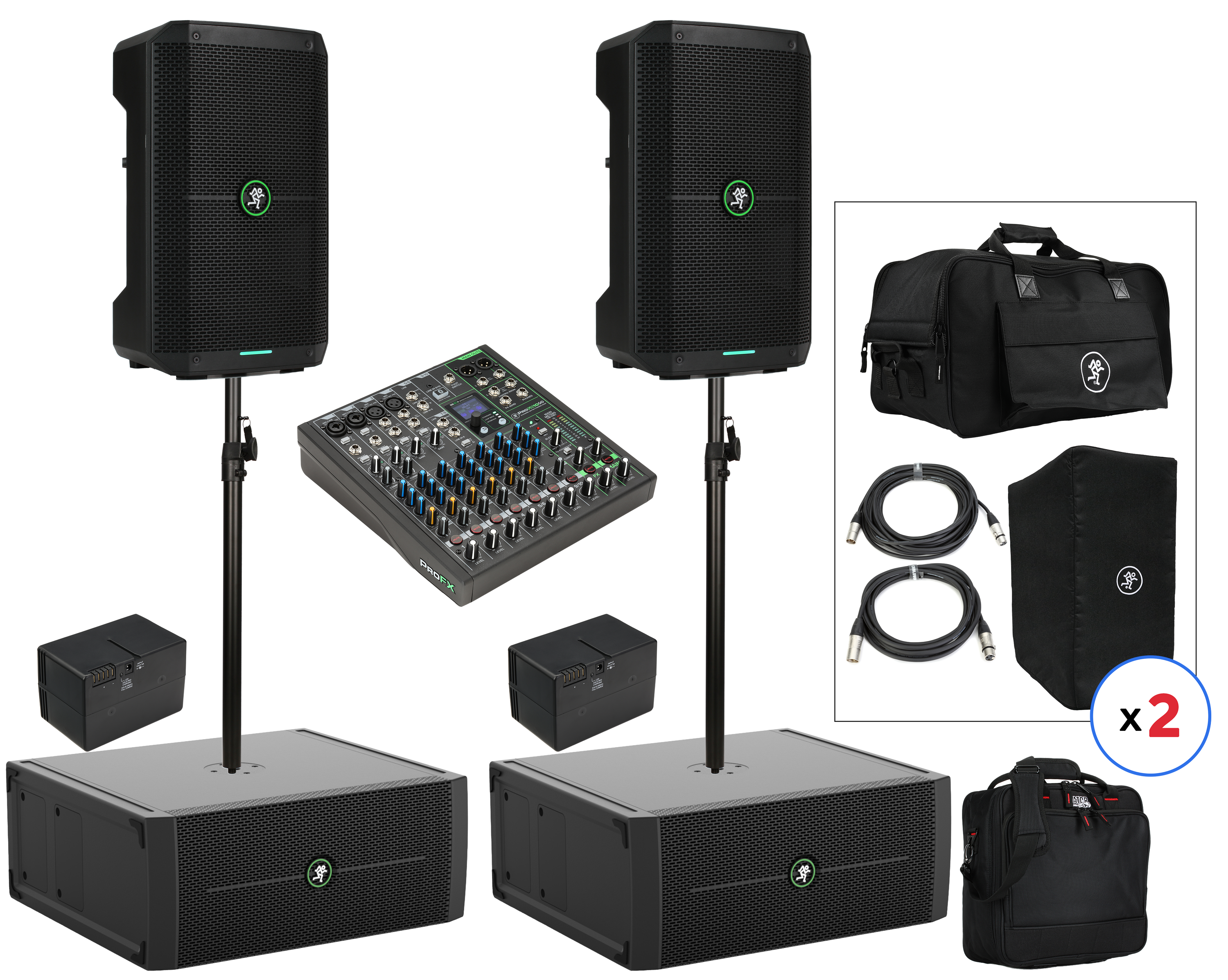 Mackie Thump GO Battery-powered Stereo Performance Bundle | Sweetwater