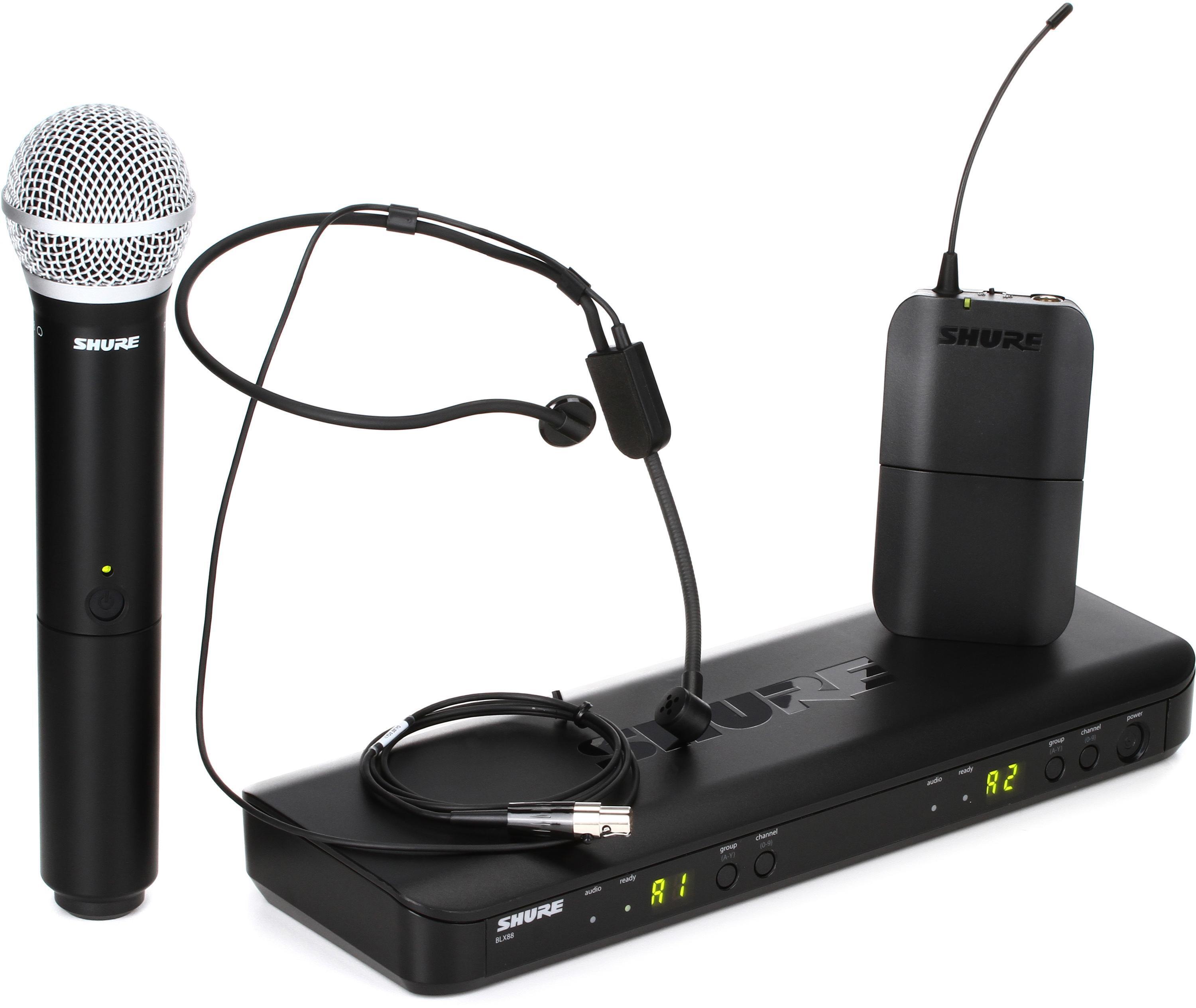 Shure BLX1288/P31 Dual Channel Wireless Combo System - H10 Shure BLX1288/P31 Dual Channel Wireless Combo System - H10