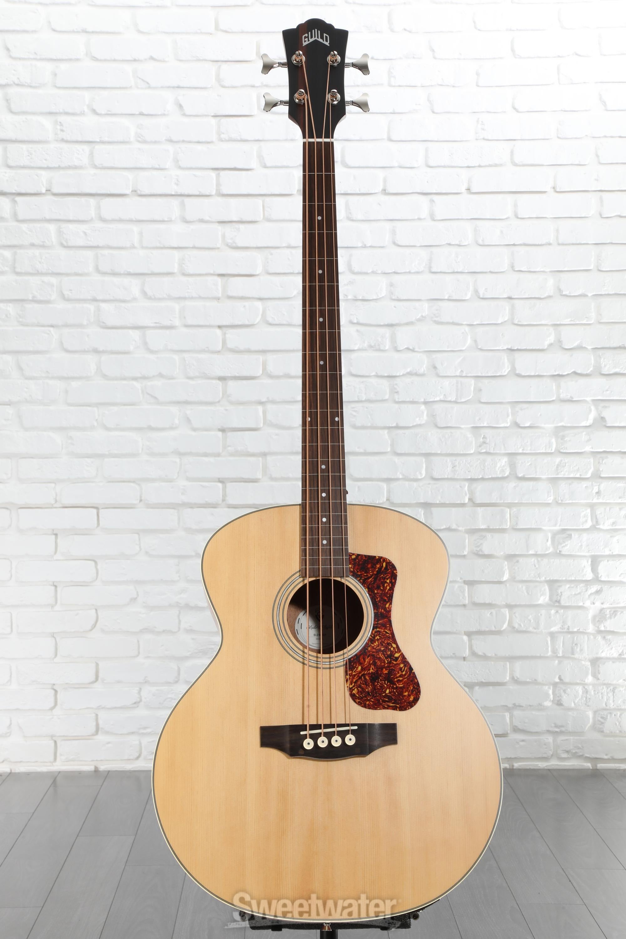 Guild B-240EF Fretless Concert Acoustic-electric Bass Guitar