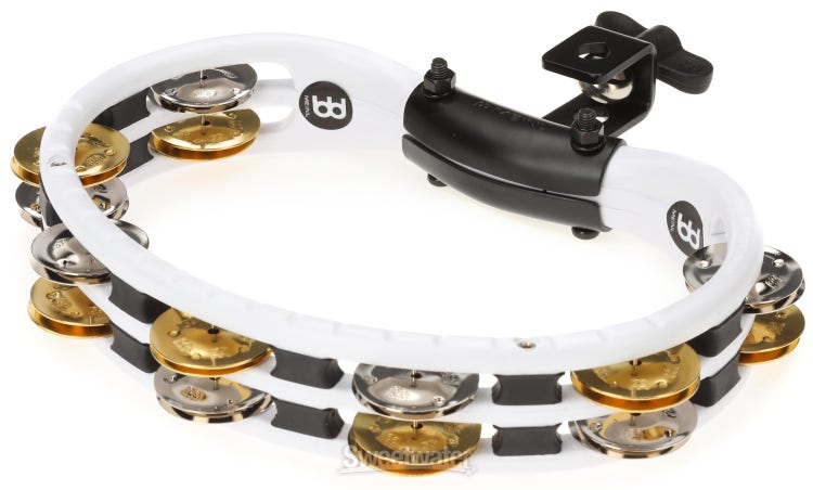 Meinl Percussion Mountable Recording-Combo ABS Tambourine - White
