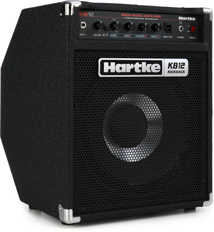 Hartke KB12 Kickback 1x12 500-watt Bass Combo Amp