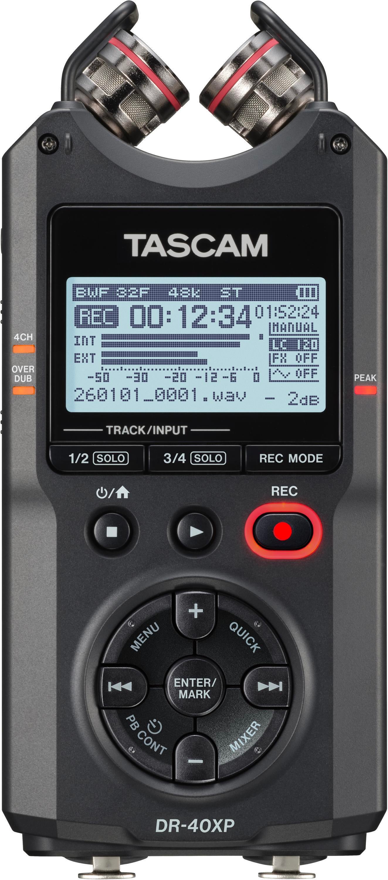TASCAM タスカム DR-07X TASCAM DR-07X Stereo Handheld Recorder | Sweetwater