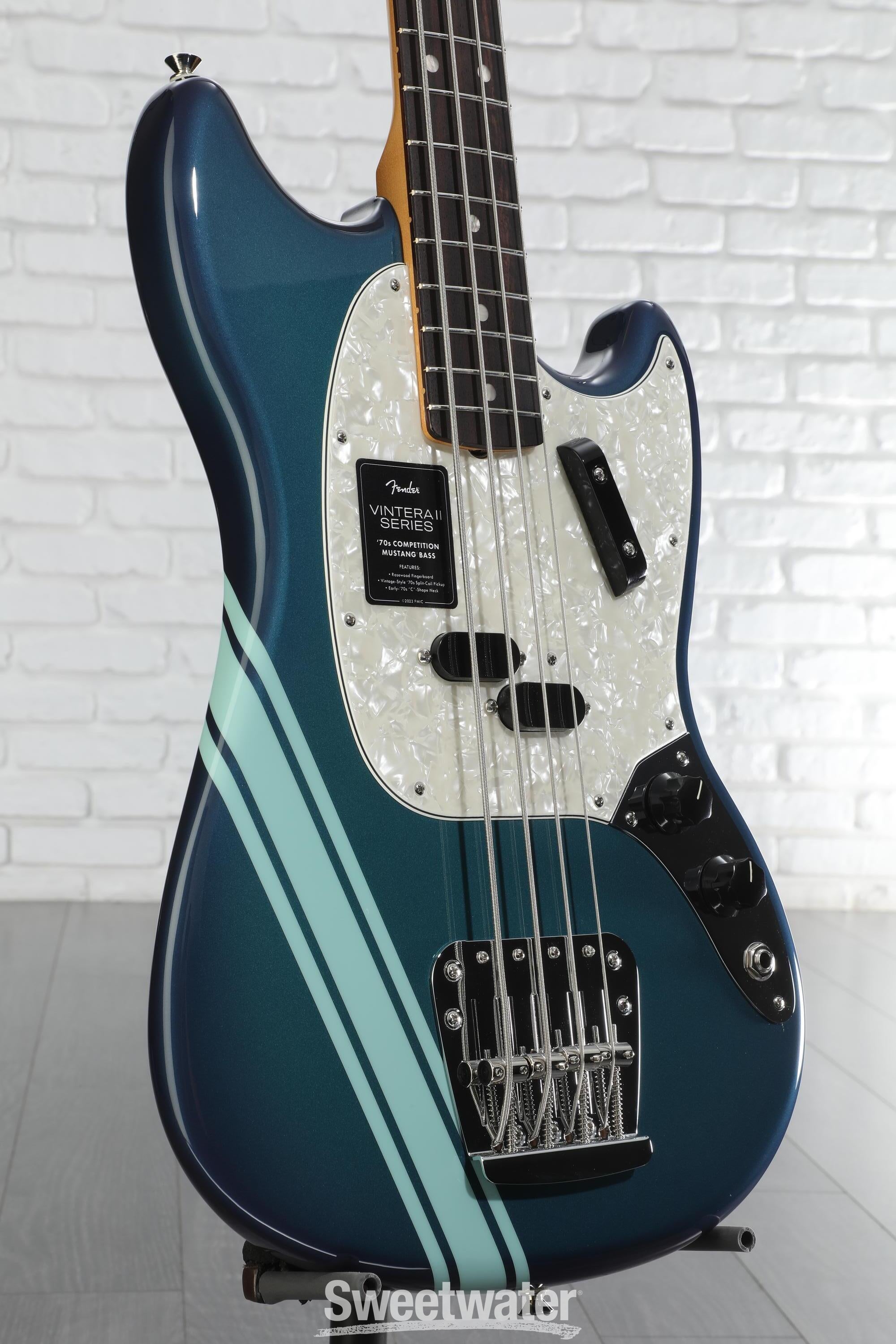 ギター Fender Vintera Mustang Bass SeaFormGreen Fender Vintera Mustang Bass Sea Foam Green | Fender Mustang Bass