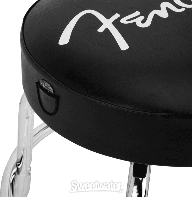 Fender Spaghetti Logo Pick Holder Barstool - 24-inch | Sweetwater Fender Spaghetti Logo Pick Holder Barstool - 24-inch | Sweetwater