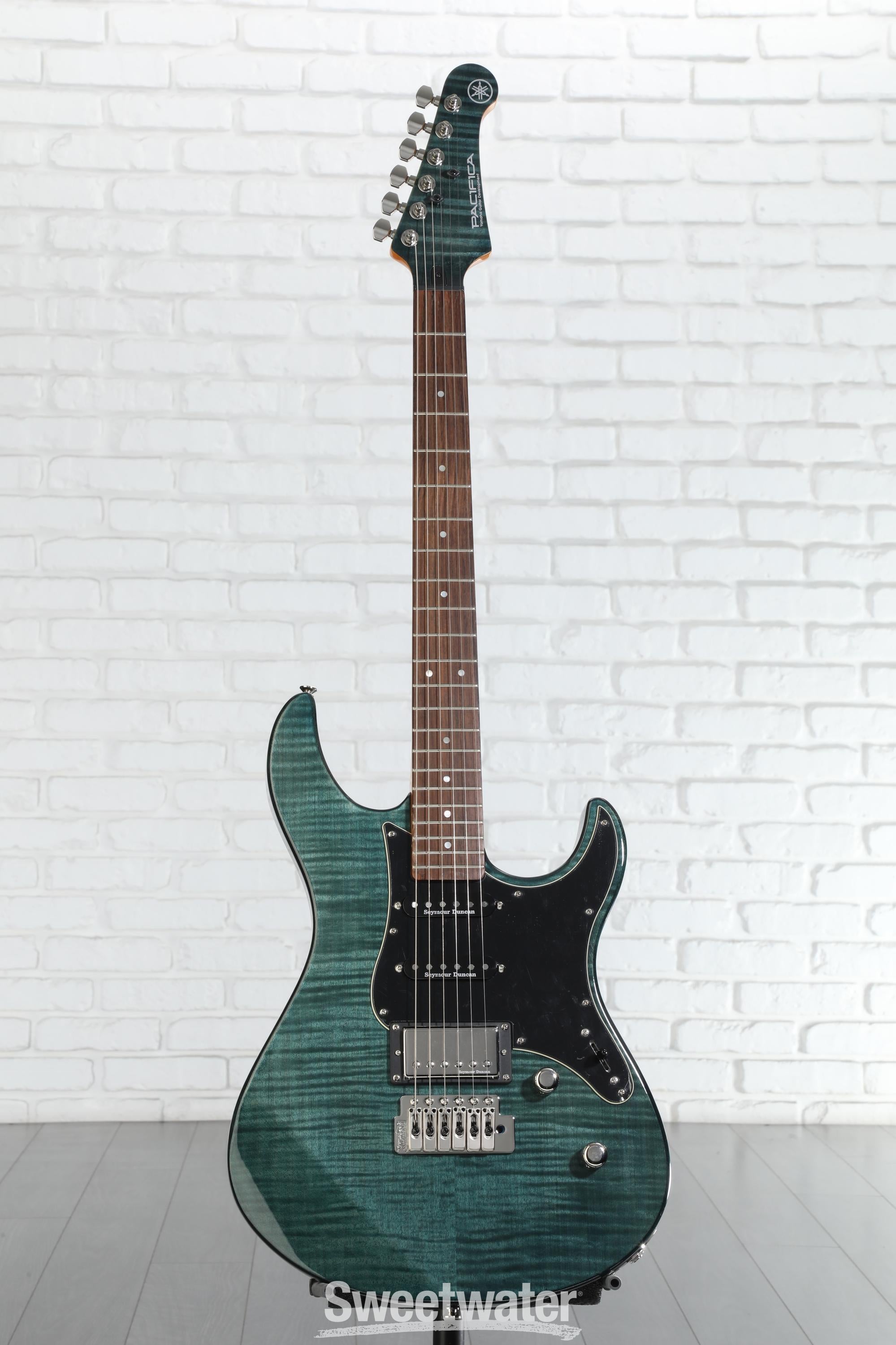 Yamaha Pacifica PAC612VIIFM Electric Guitar - Indigo Blue | Sweetwater