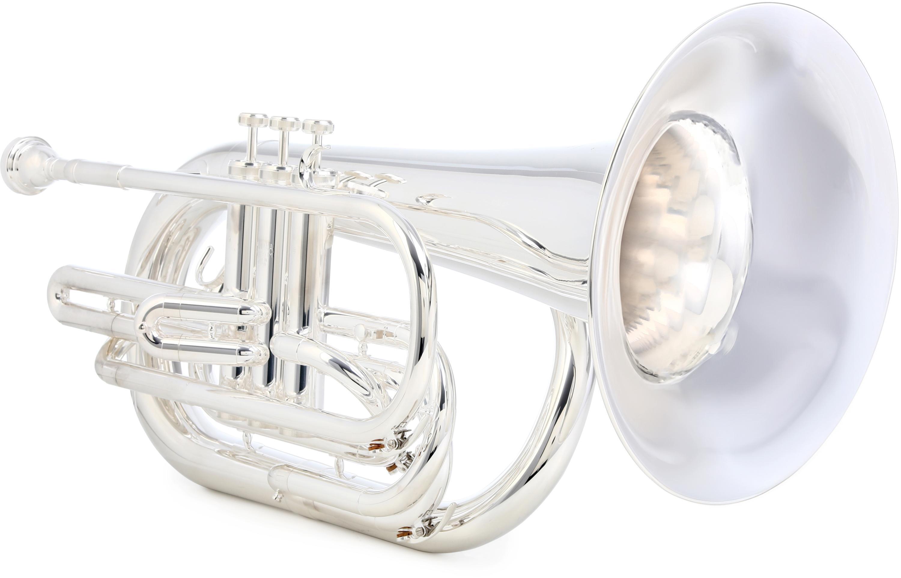 Yamaha YBH-301M Marching Baritone - Silver-plated